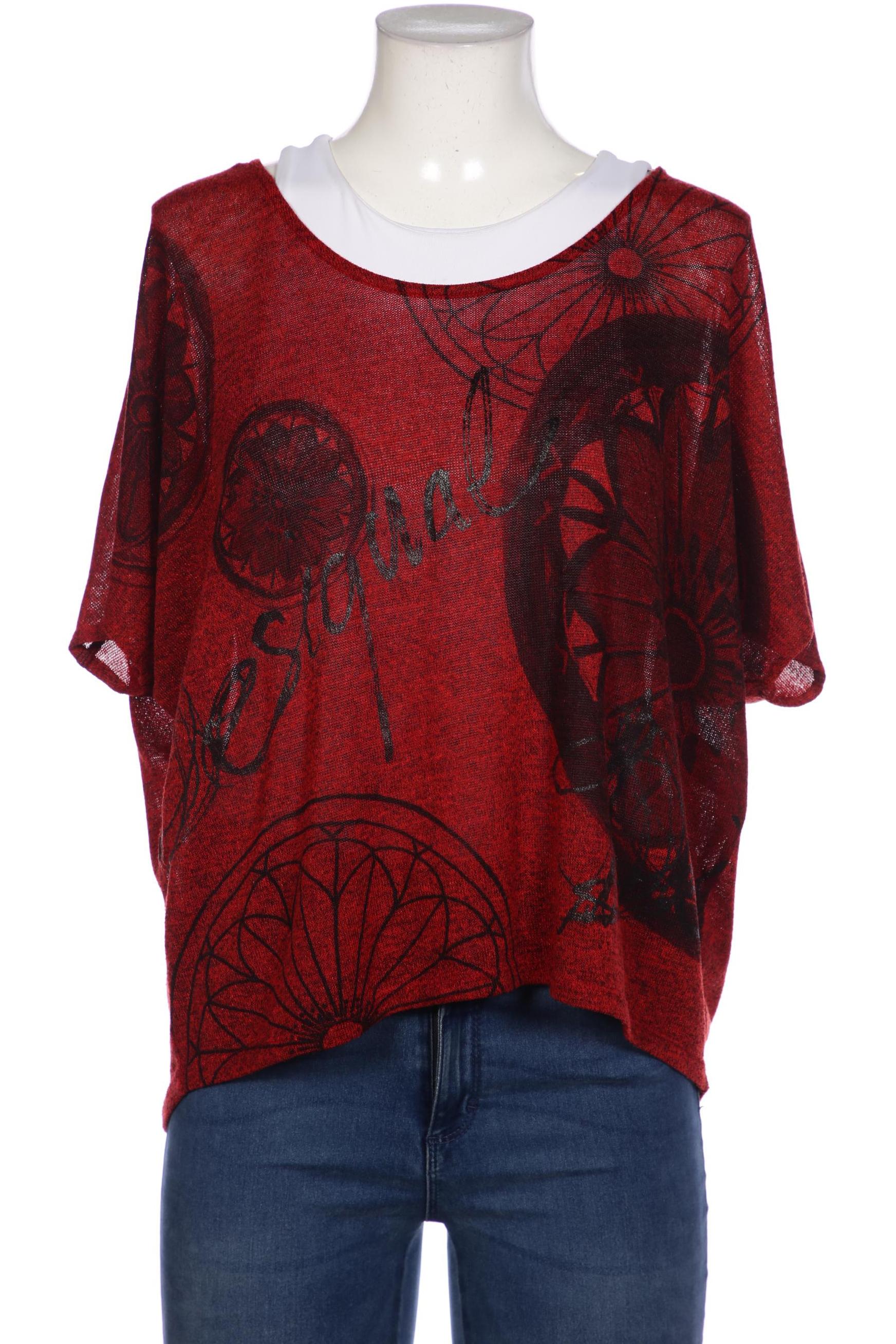 

Desigual Damen Pullover, rot, Gr. 42