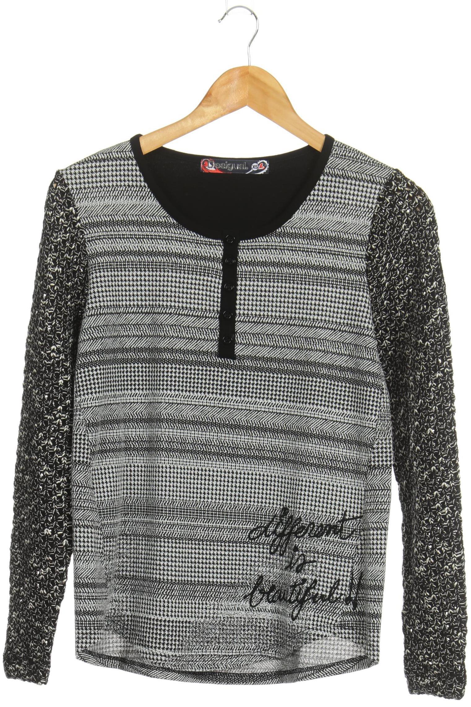 

Desigual Damen Pullover, grau, Gr.