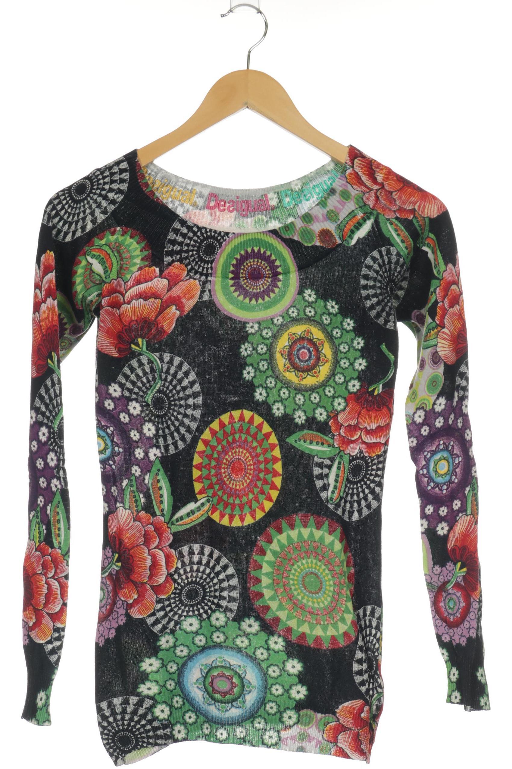 

Desigual Damen Pullover, blau, Gr.