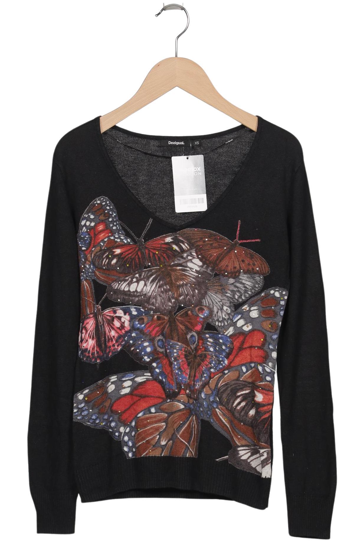 

Desigual Damen Pullover, schwarz, Gr. 34