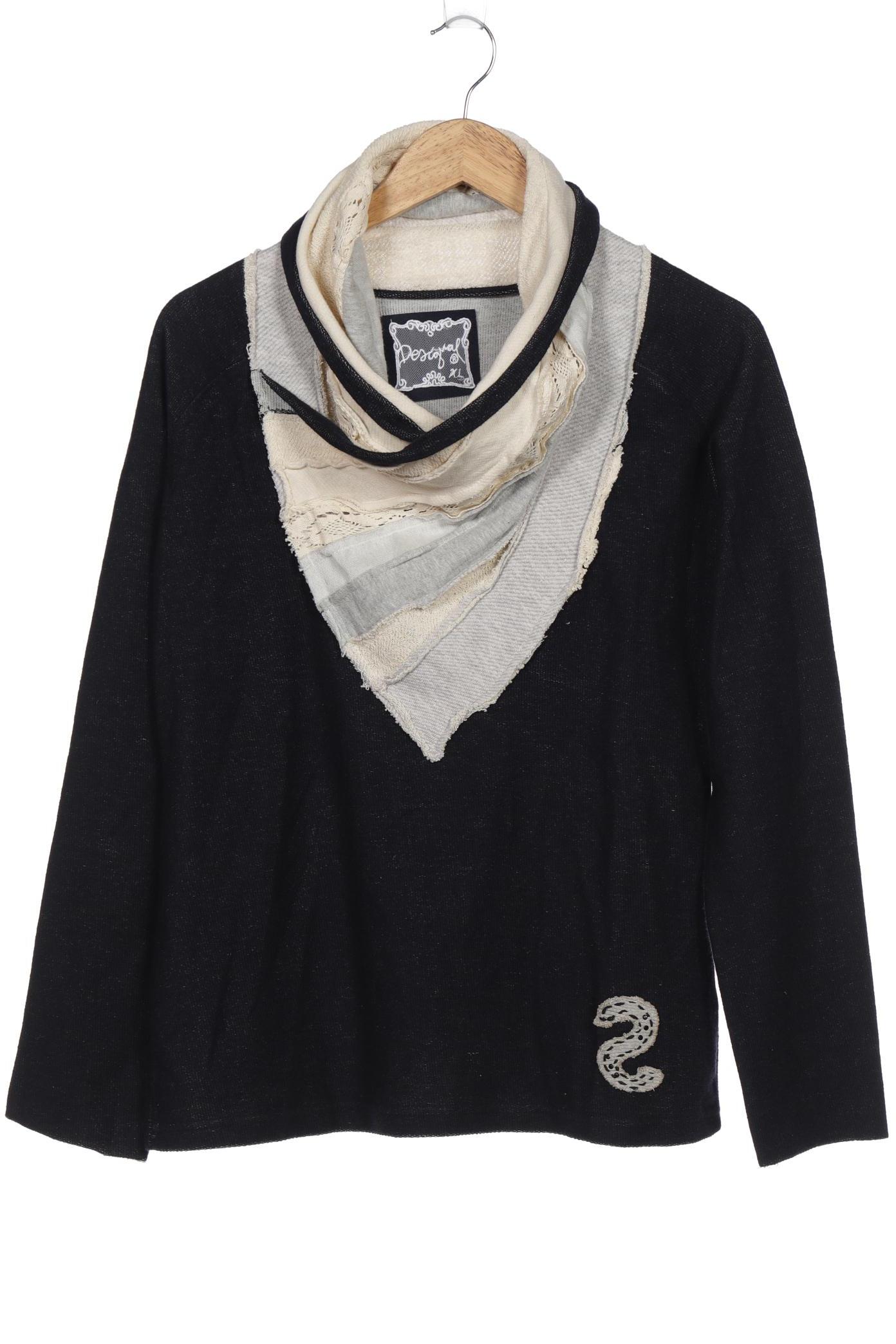 

Desigual Damen Pullover, blau, Gr. 44
