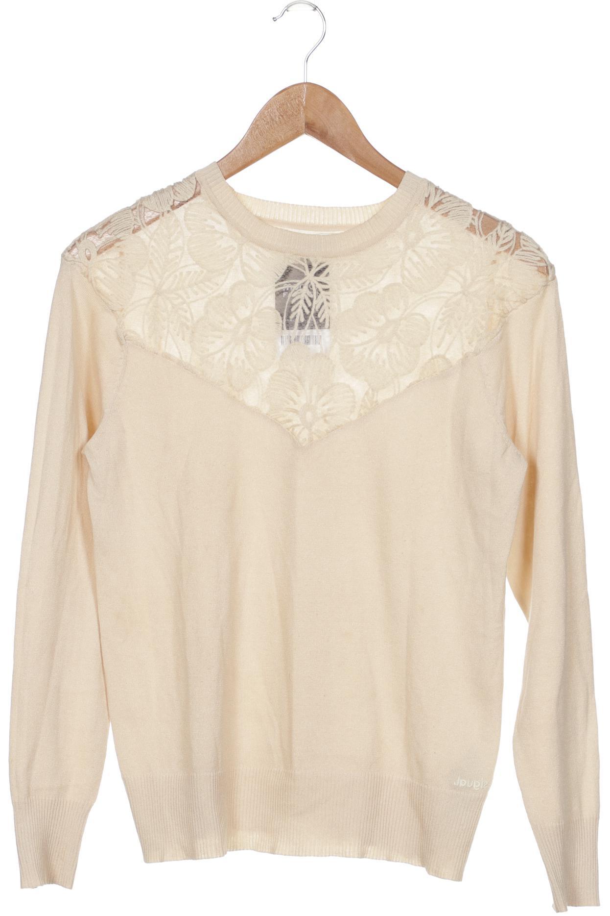 

Desigual Damen Pullover, beige, Gr. 38