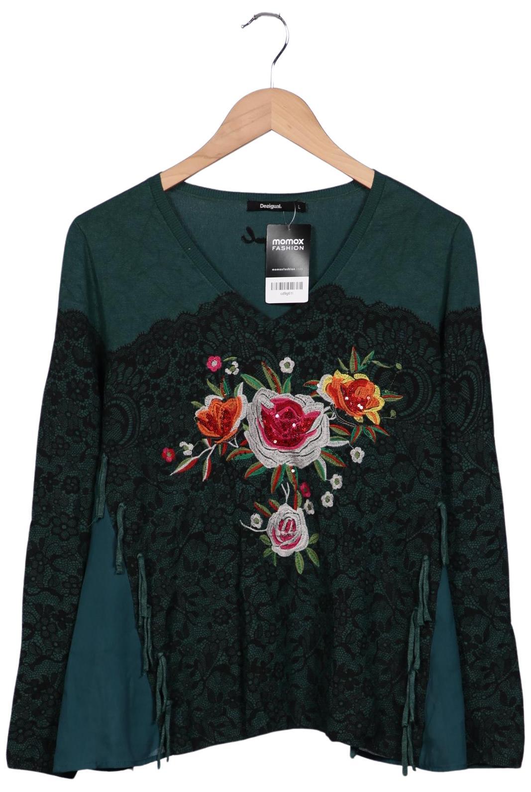 

Desigual Damen Pullover, grün, Gr. 42