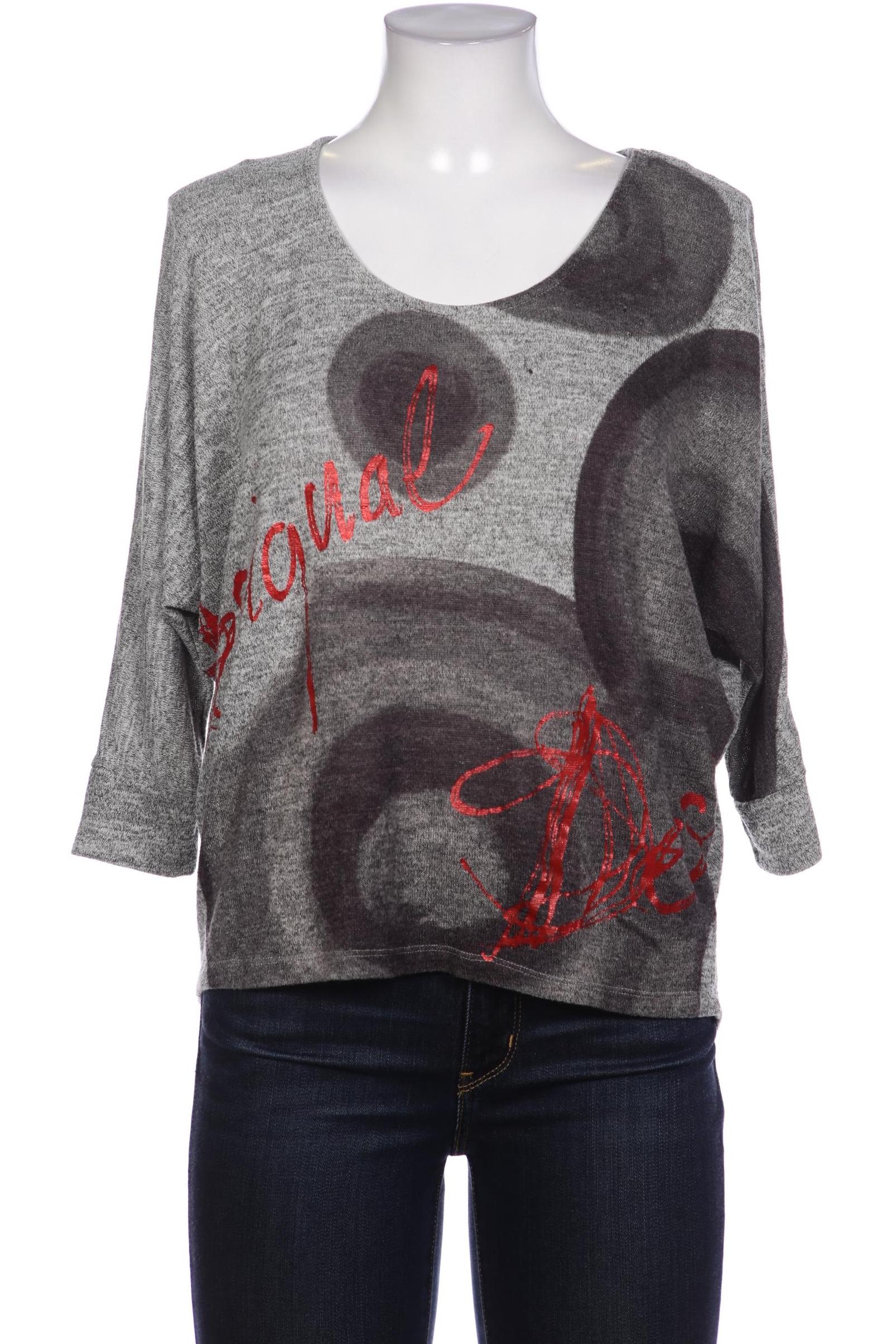 

Desigual Damen Pullover, grau, Gr. 38