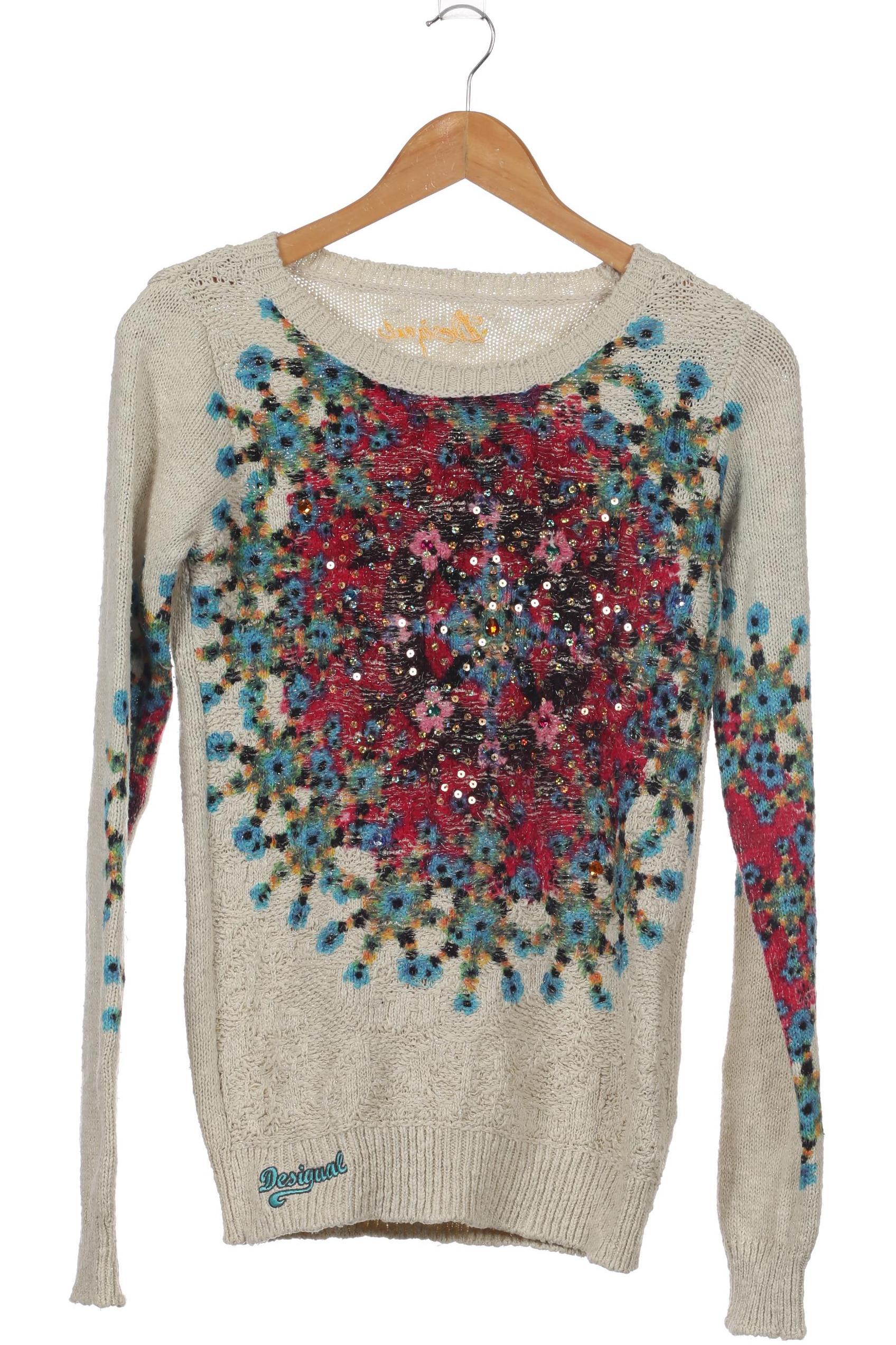 

Desigual Damen Pullover, beige, Gr.