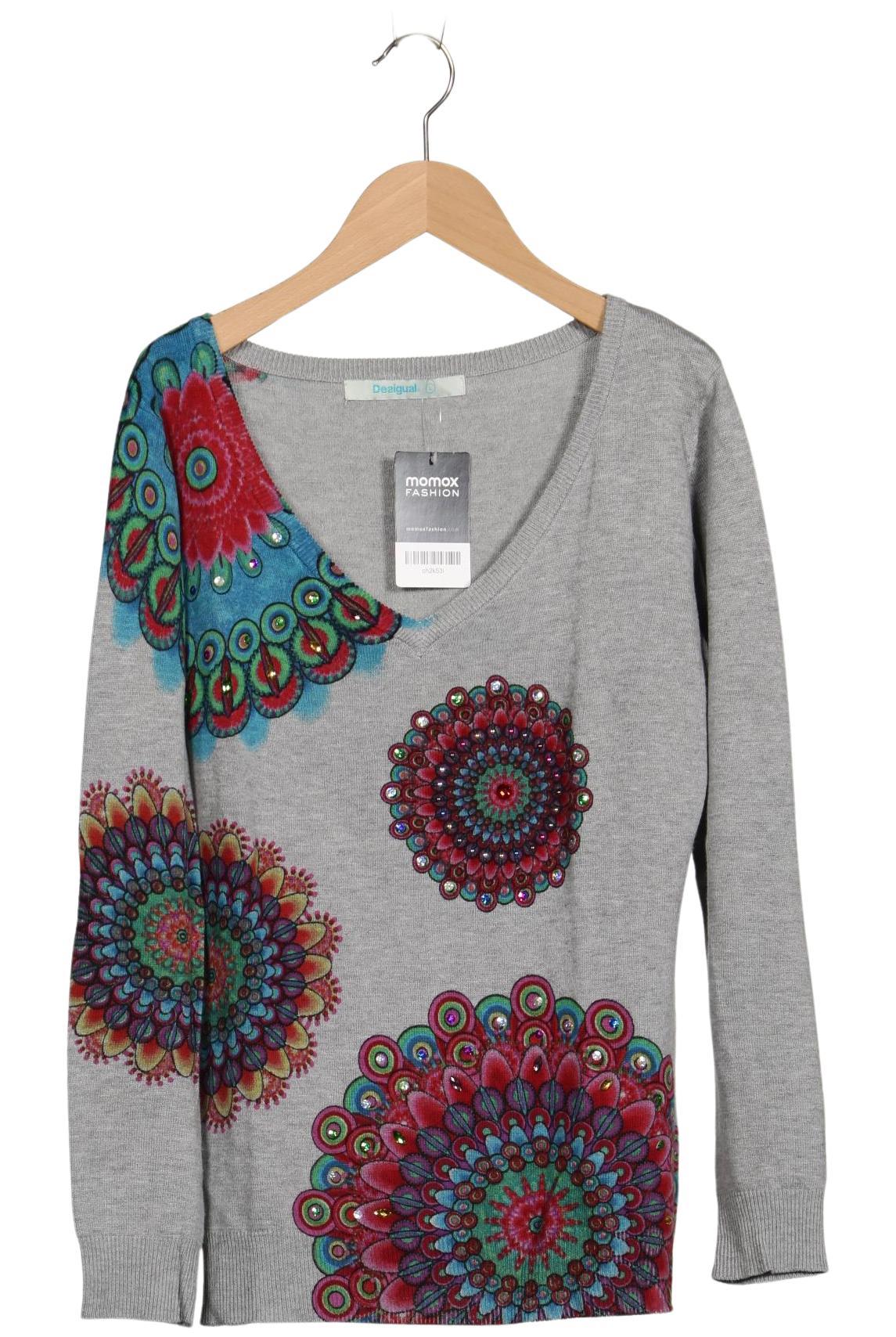 

Desigual Damen Pullover, grau, Gr. 42
