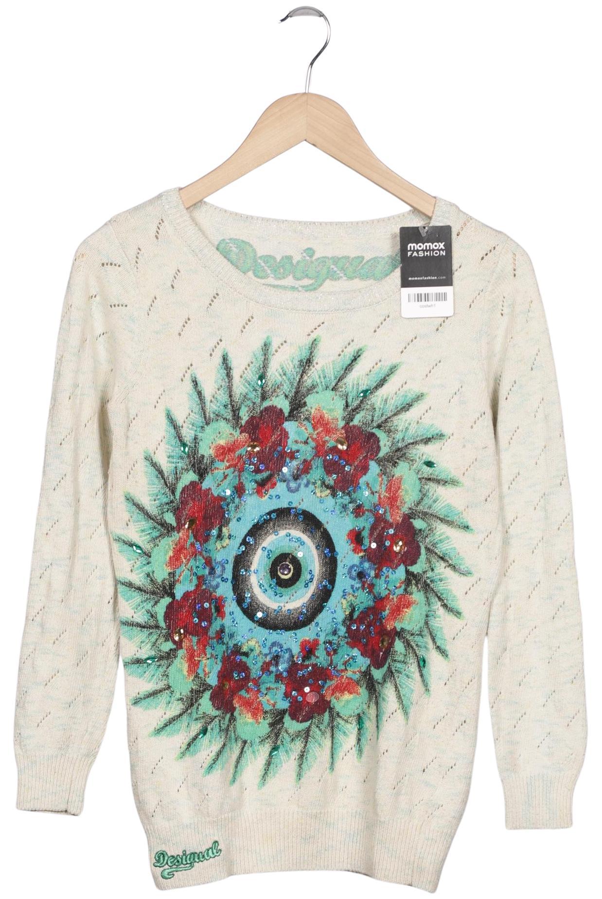 

Desigual Damen Pullover, cremeweiß, Gr. 42