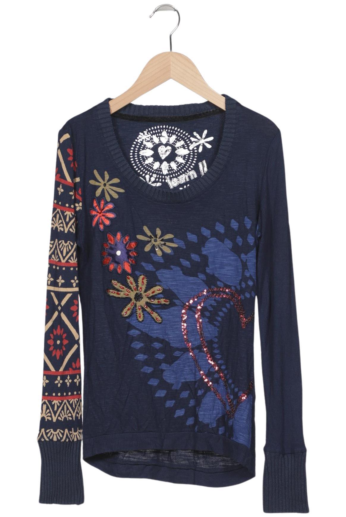 

Desigual Damen Pullover, marineblau, Gr. 36