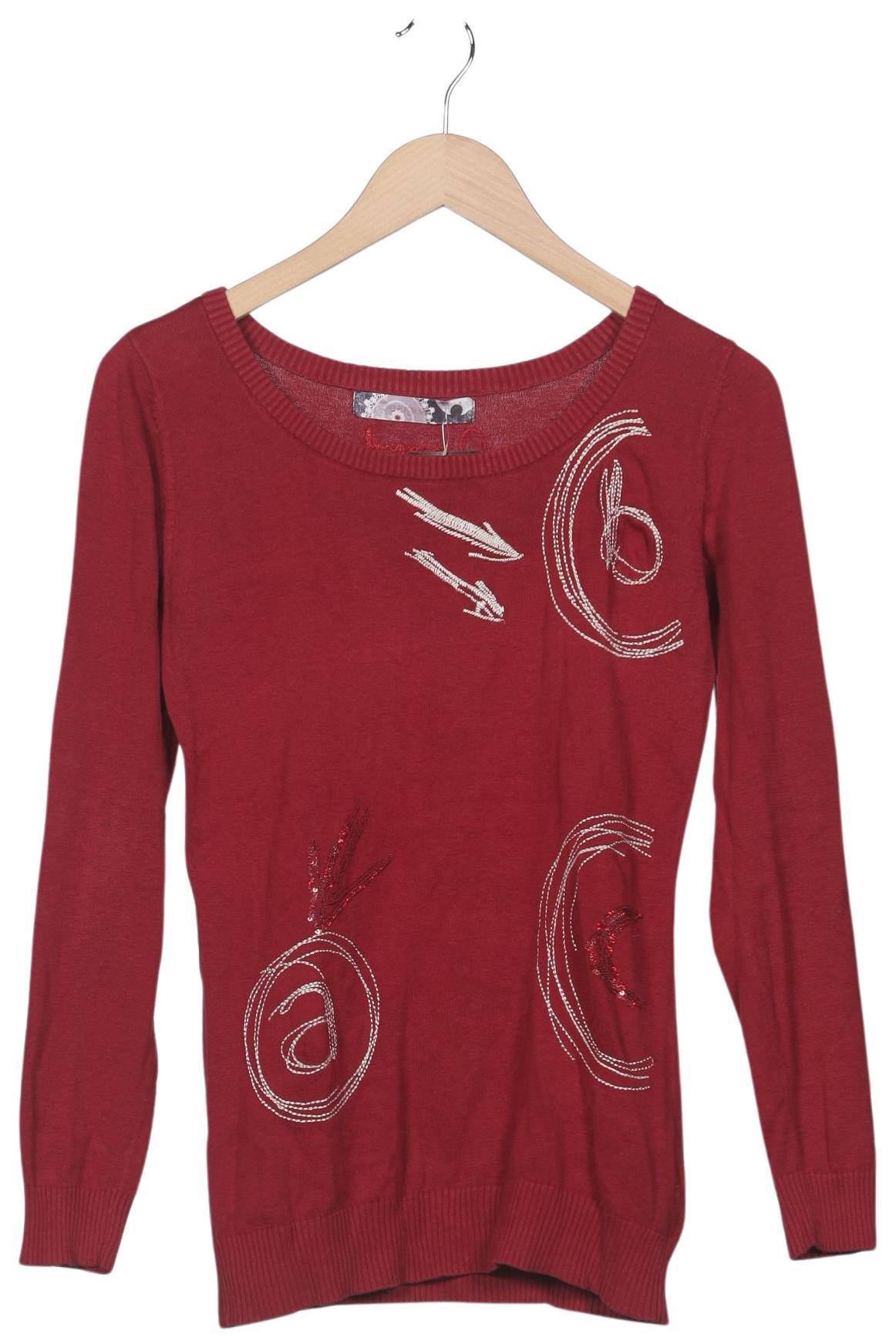 

Desigual Damen Pullover, rot, Gr. 36