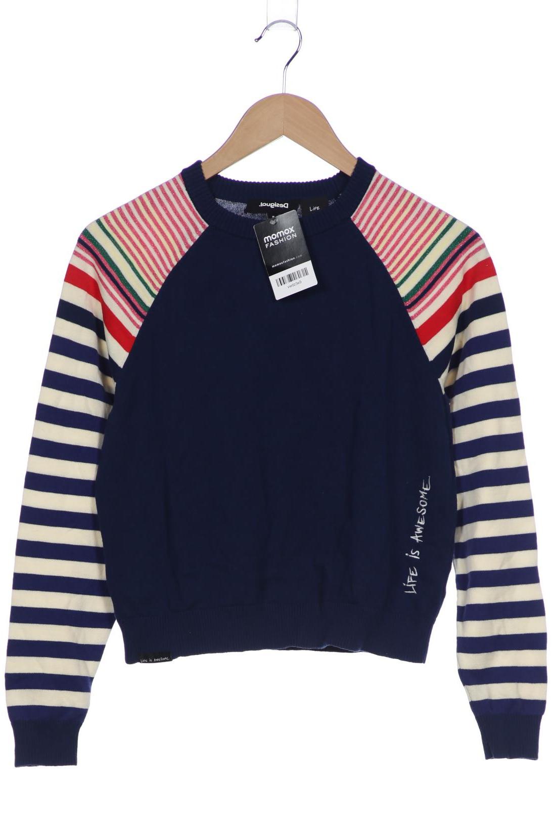 

Desigual Damen Pullover, marineblau, Gr. 36