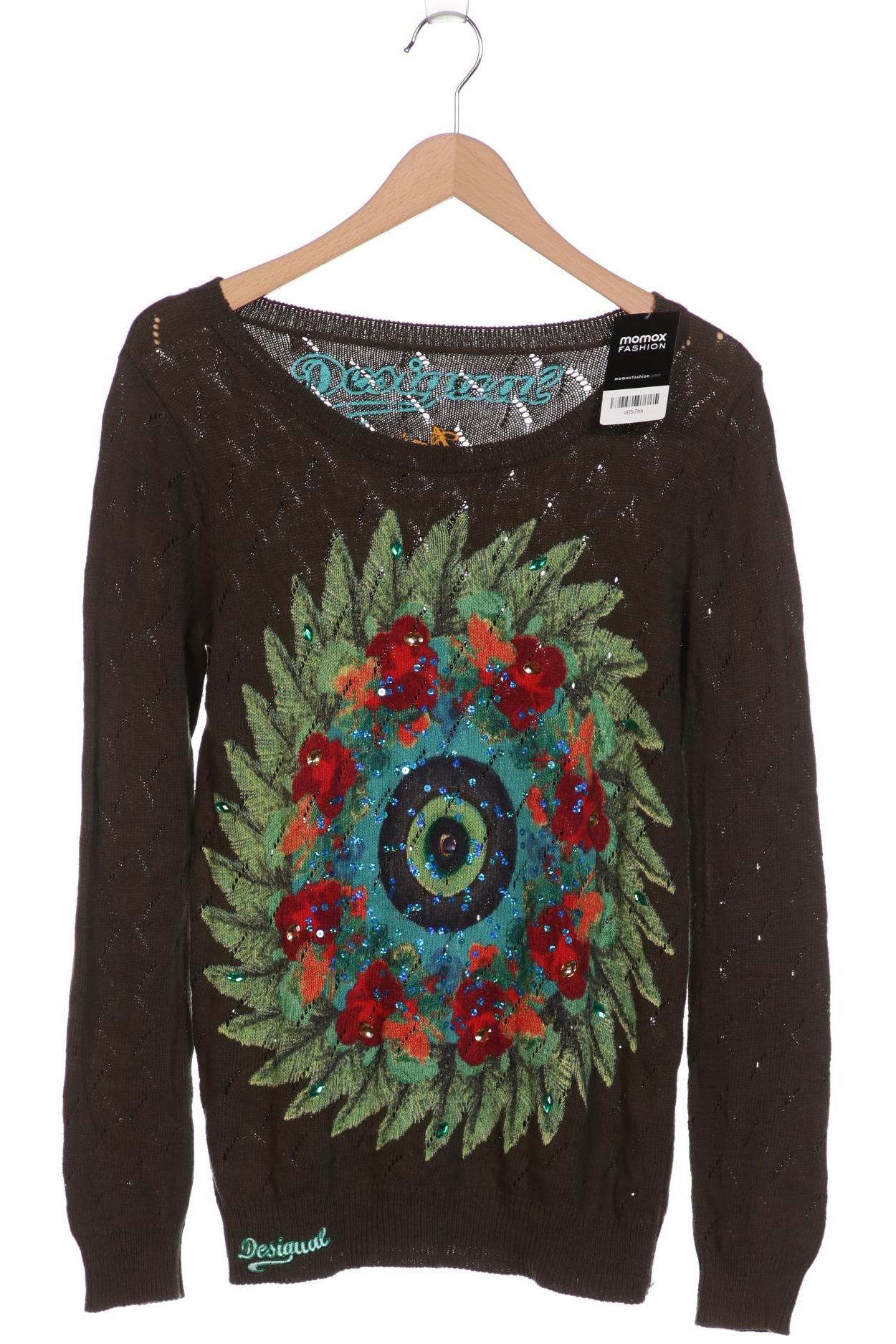 

Desigual Damen Pullover, grün, Gr. 38