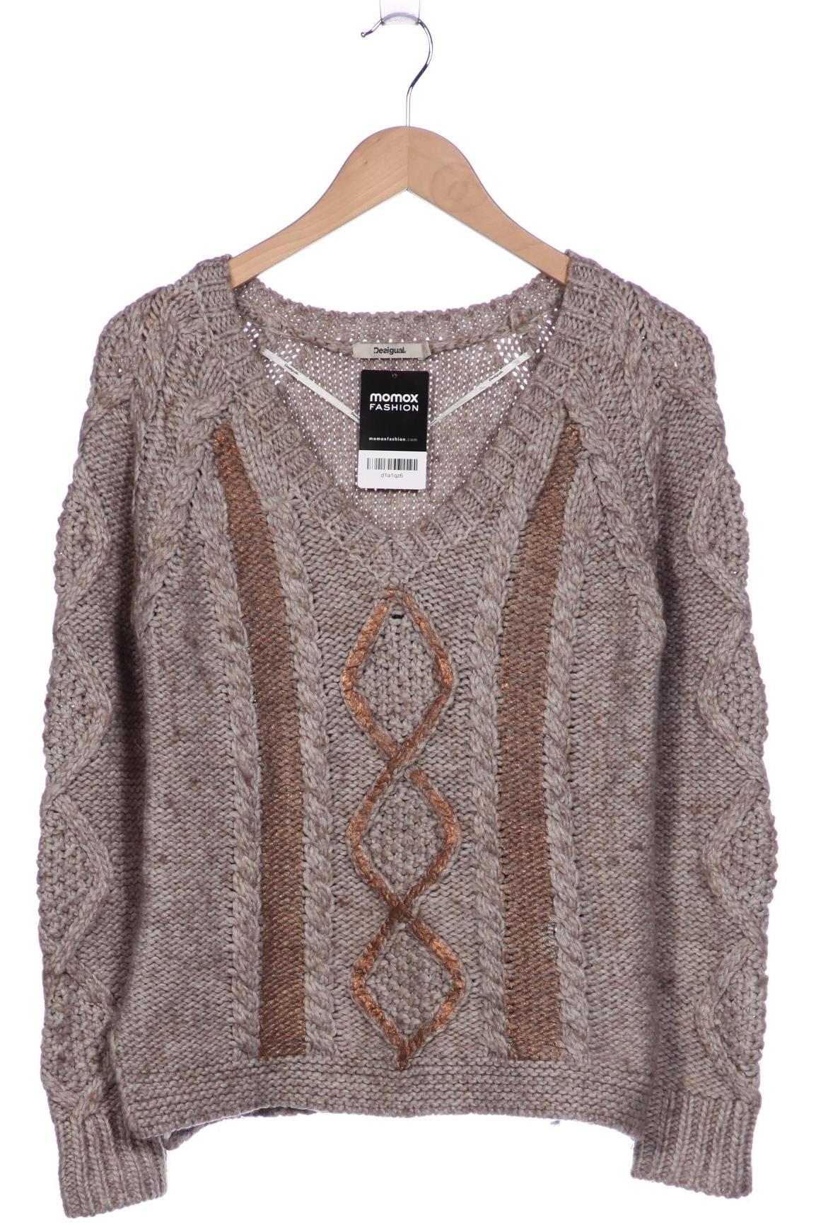 

Desigual Damen Pullover, braun, Gr. 34