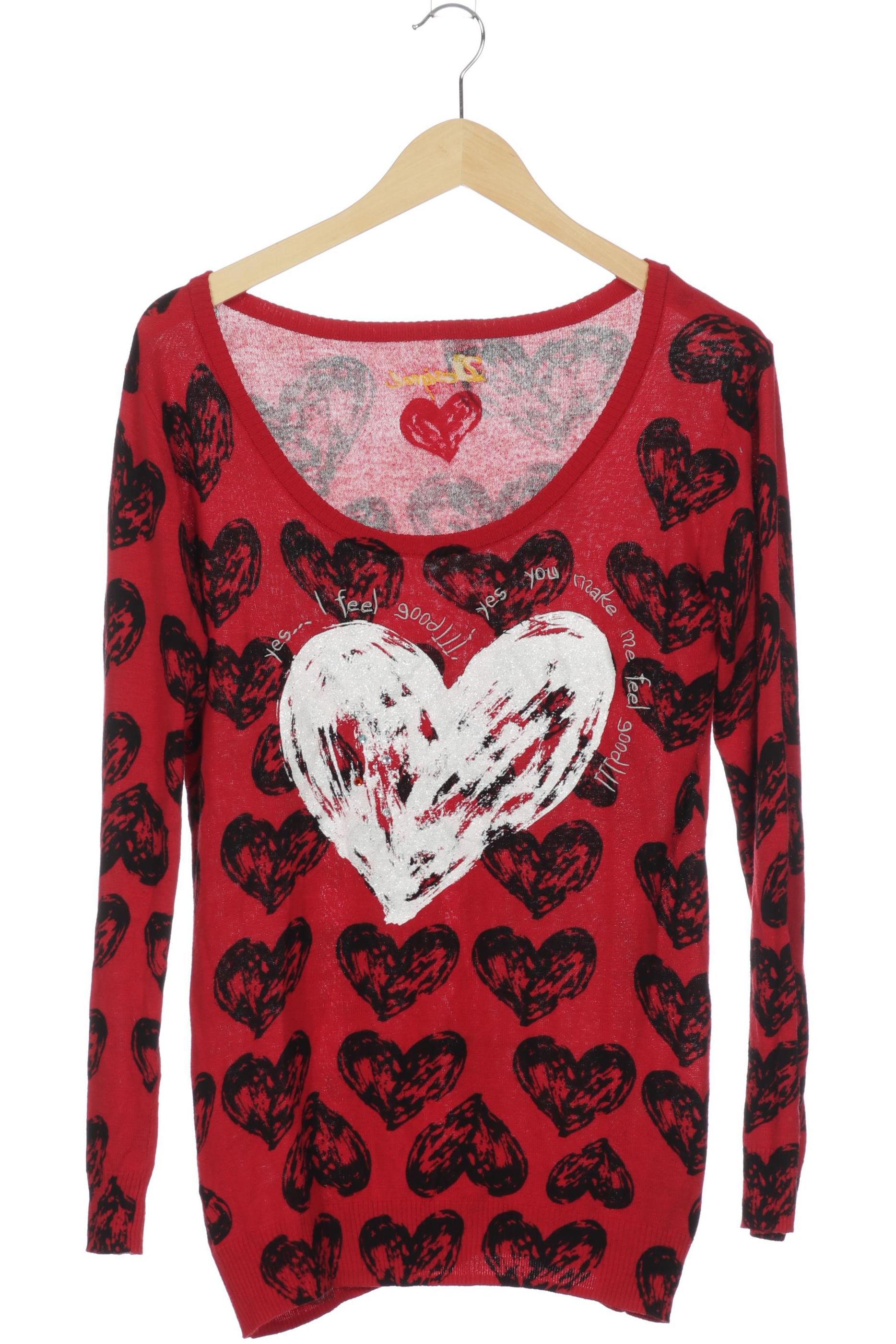 

Desigual Damen Pullover, rot, Gr.