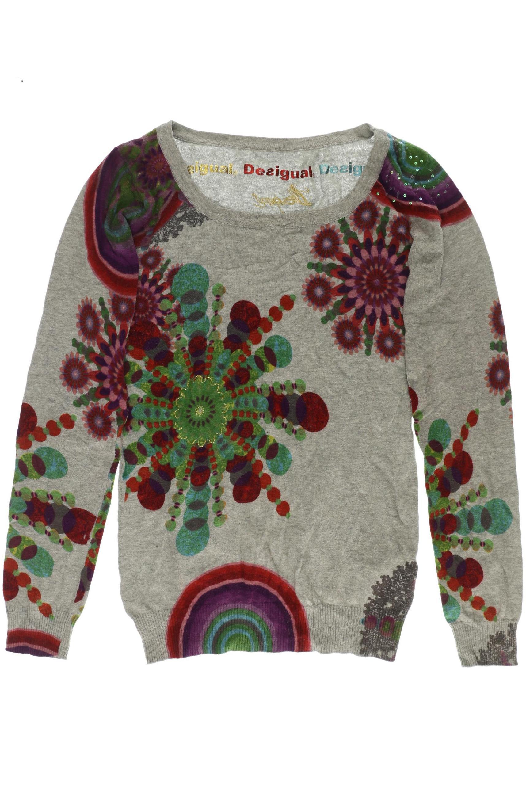 

Desigual Damen Pullover, grau, Gr.