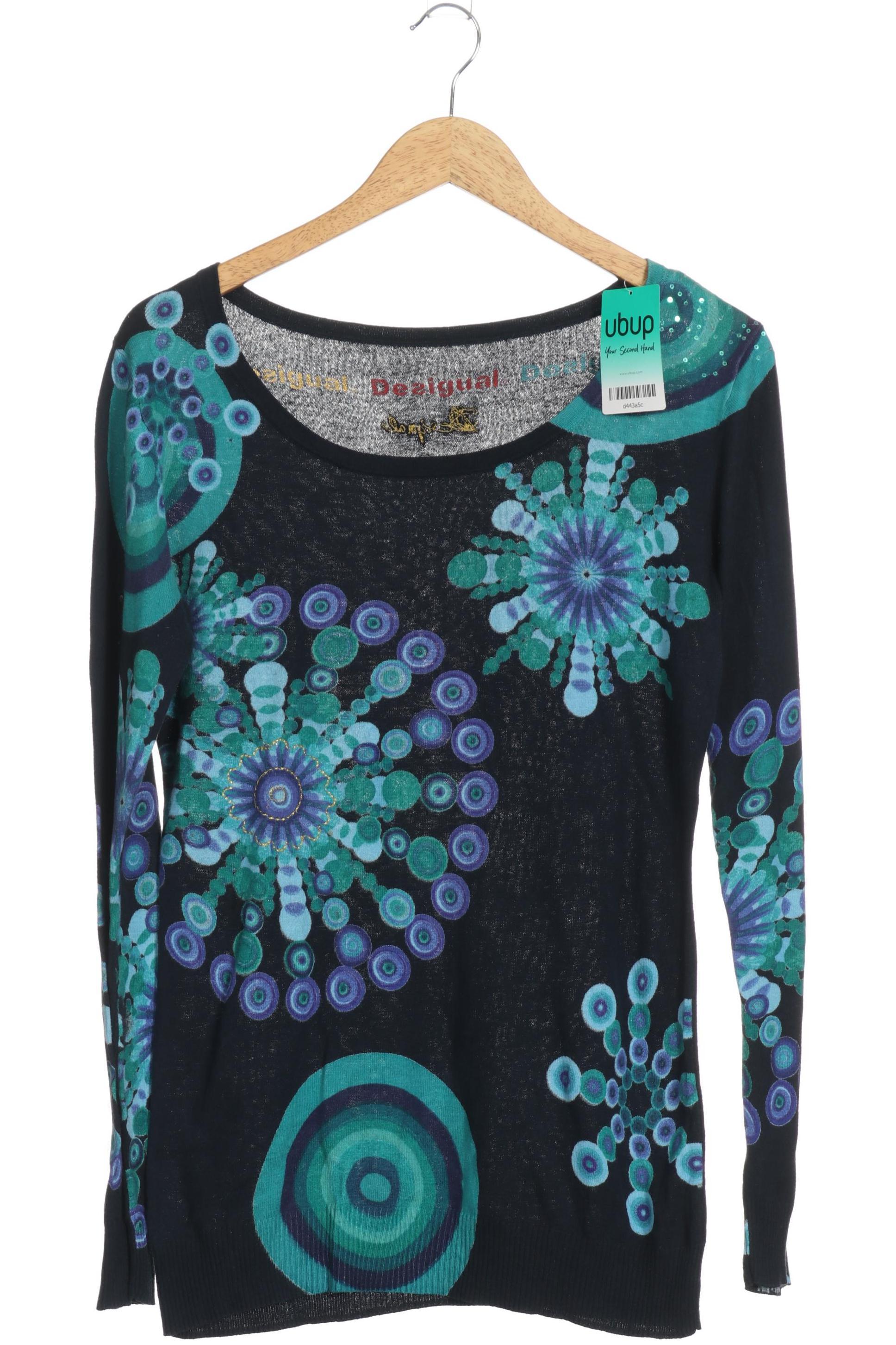 

Desigual Damen Pullover, blau, Gr.