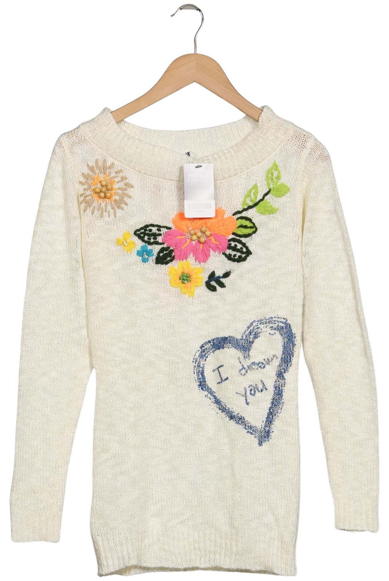 

Desigual Damen Pullover, cremeweiß, Gr. 38