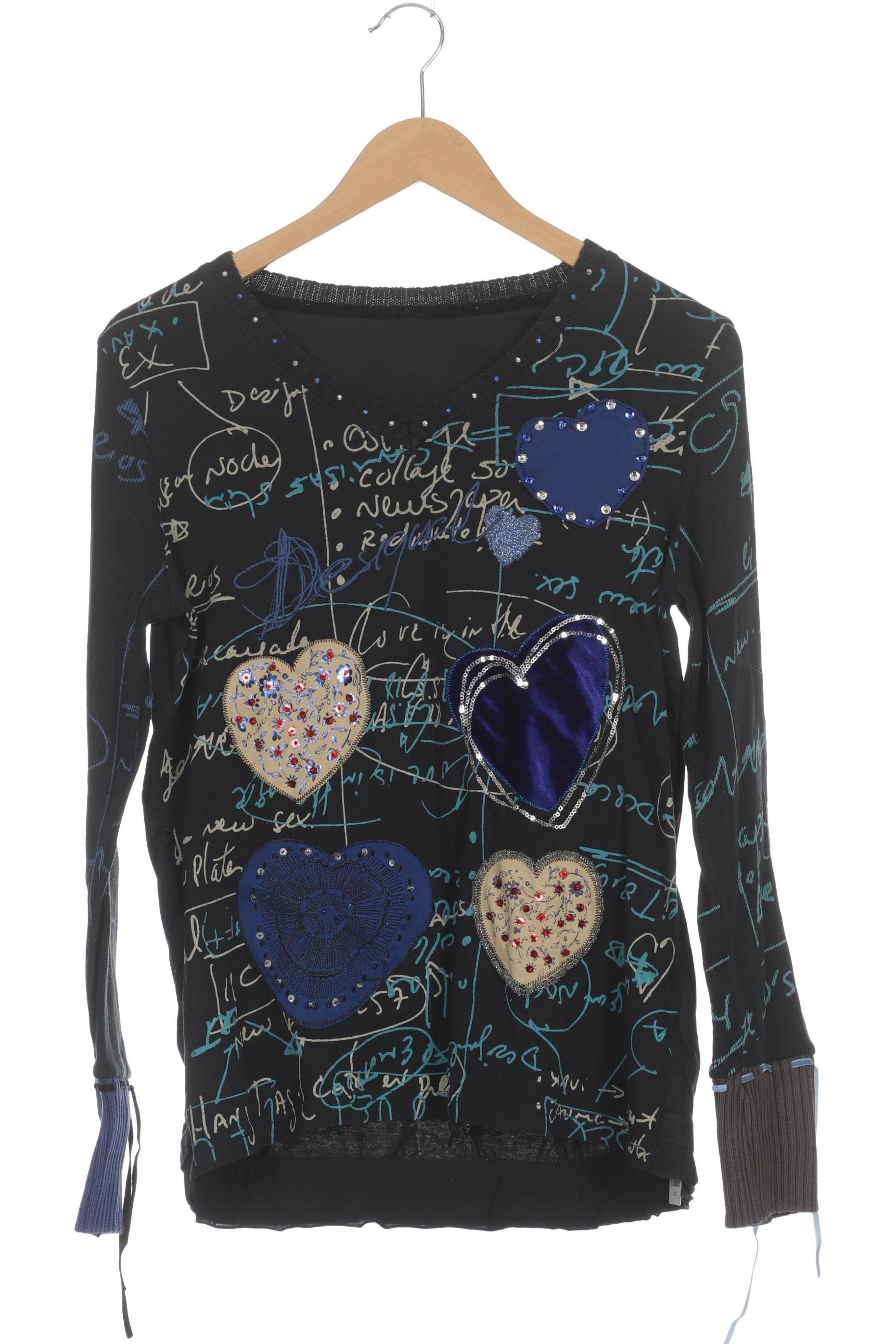 

Desigual Damen Langarmshirt, blau, Gr.