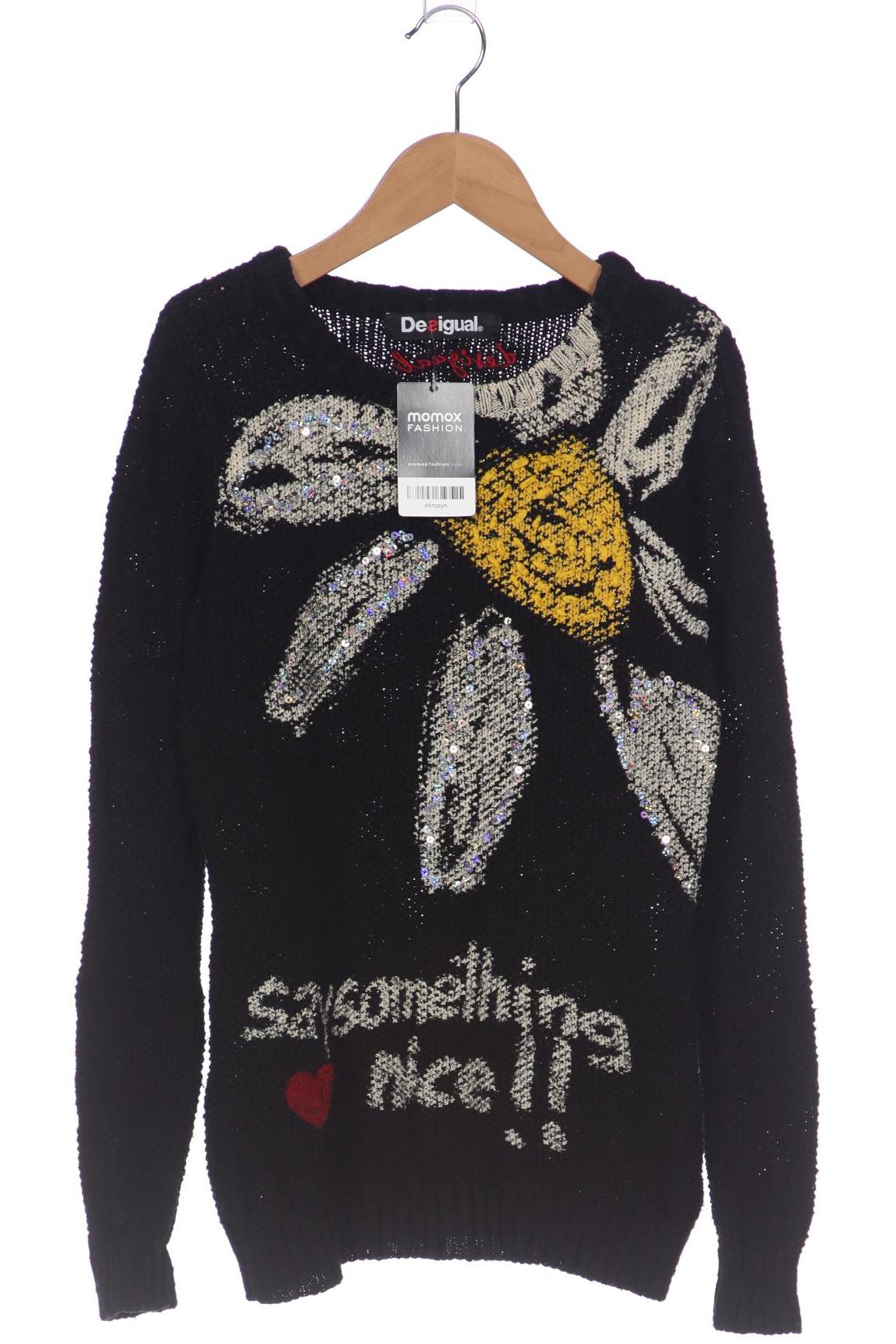 

Desigual Damen Pullover, schwarz, Gr. 36