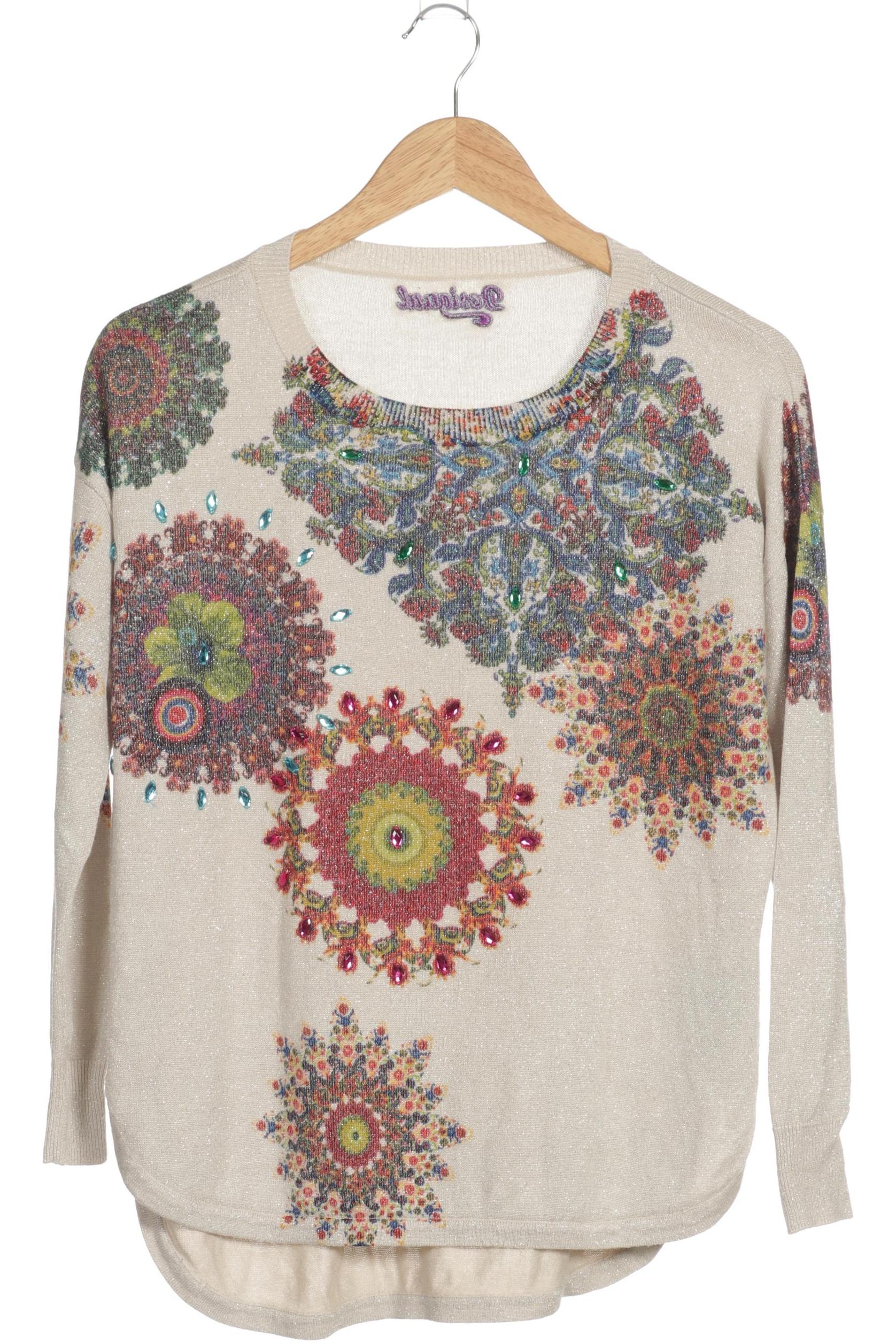 

Desigual Damen Pullover, beige, Gr. 46