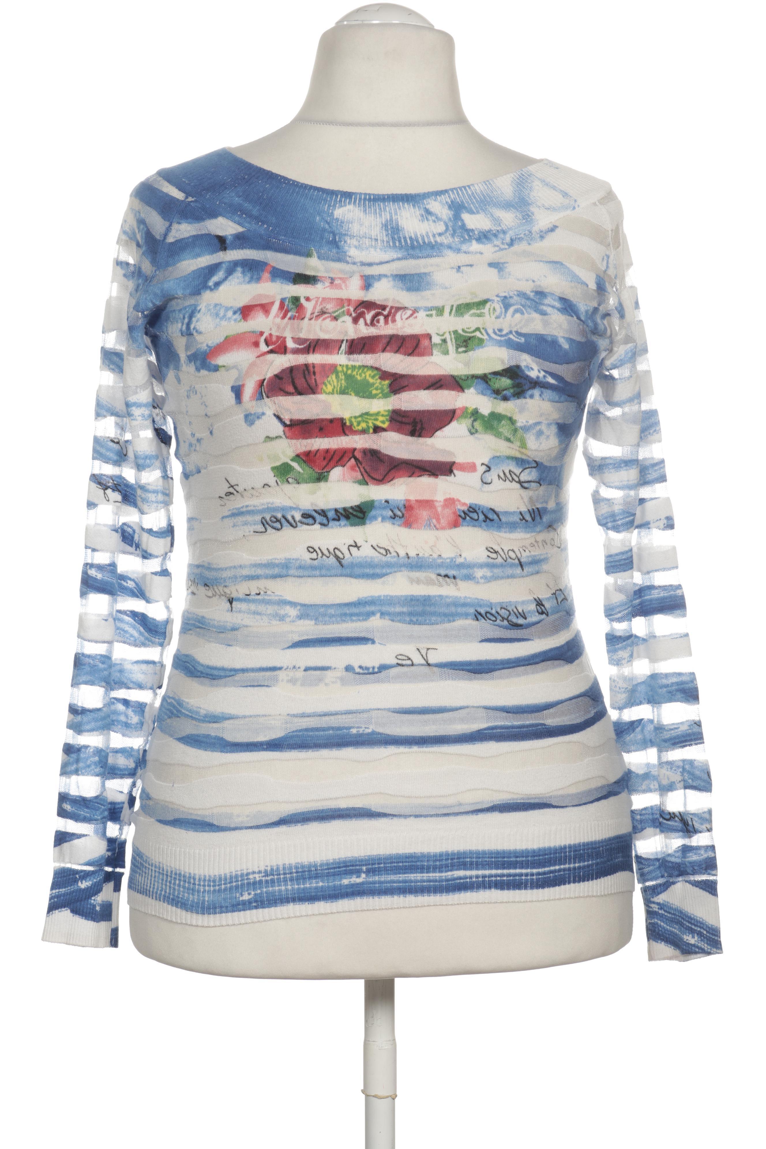 

Desigual Damen Pullover, blau, Gr.