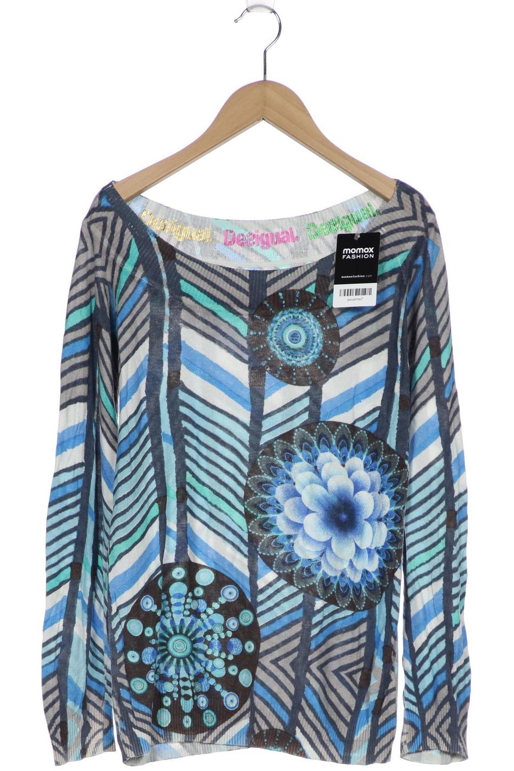 

Desigual Damen Pullover, blau, Gr. 44