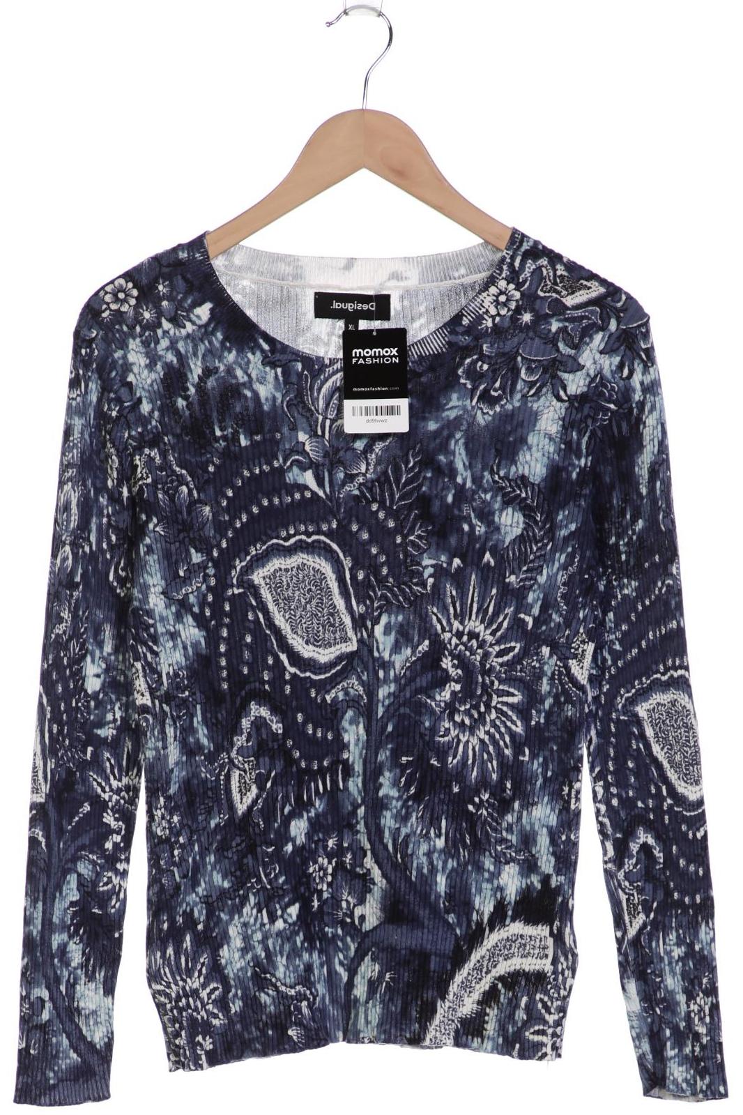 

Desigual Damen Pullover, marineblau, Gr. 44