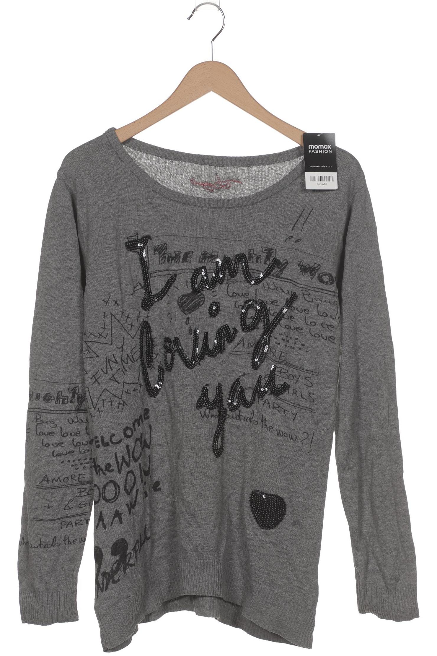 

Desigual Damen Pullover, grau, Gr. 46