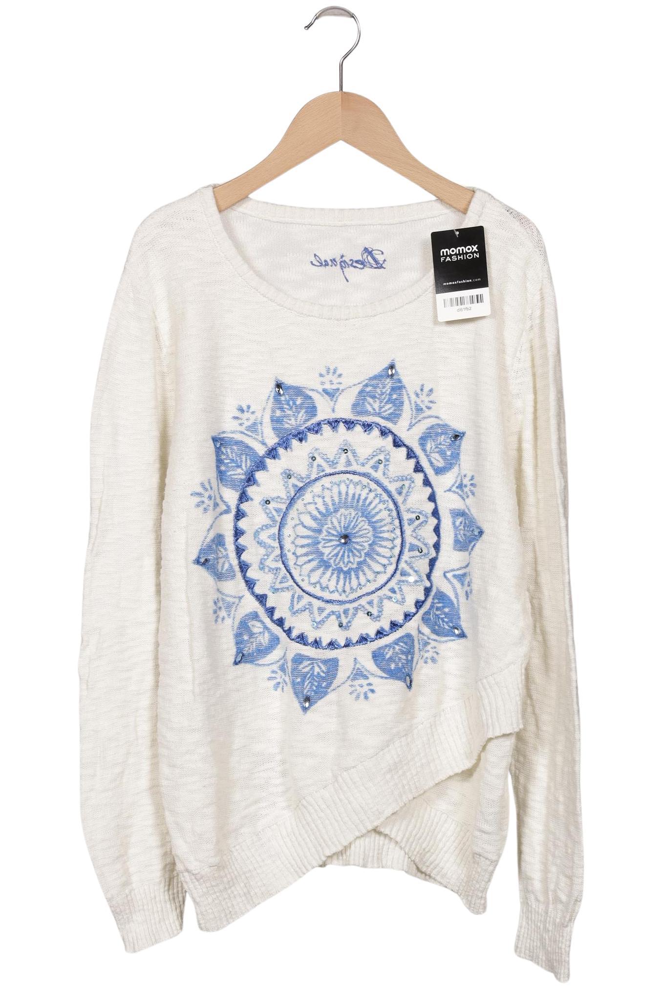

Desigual Damen Pullover, cremeweiß, Gr. 44