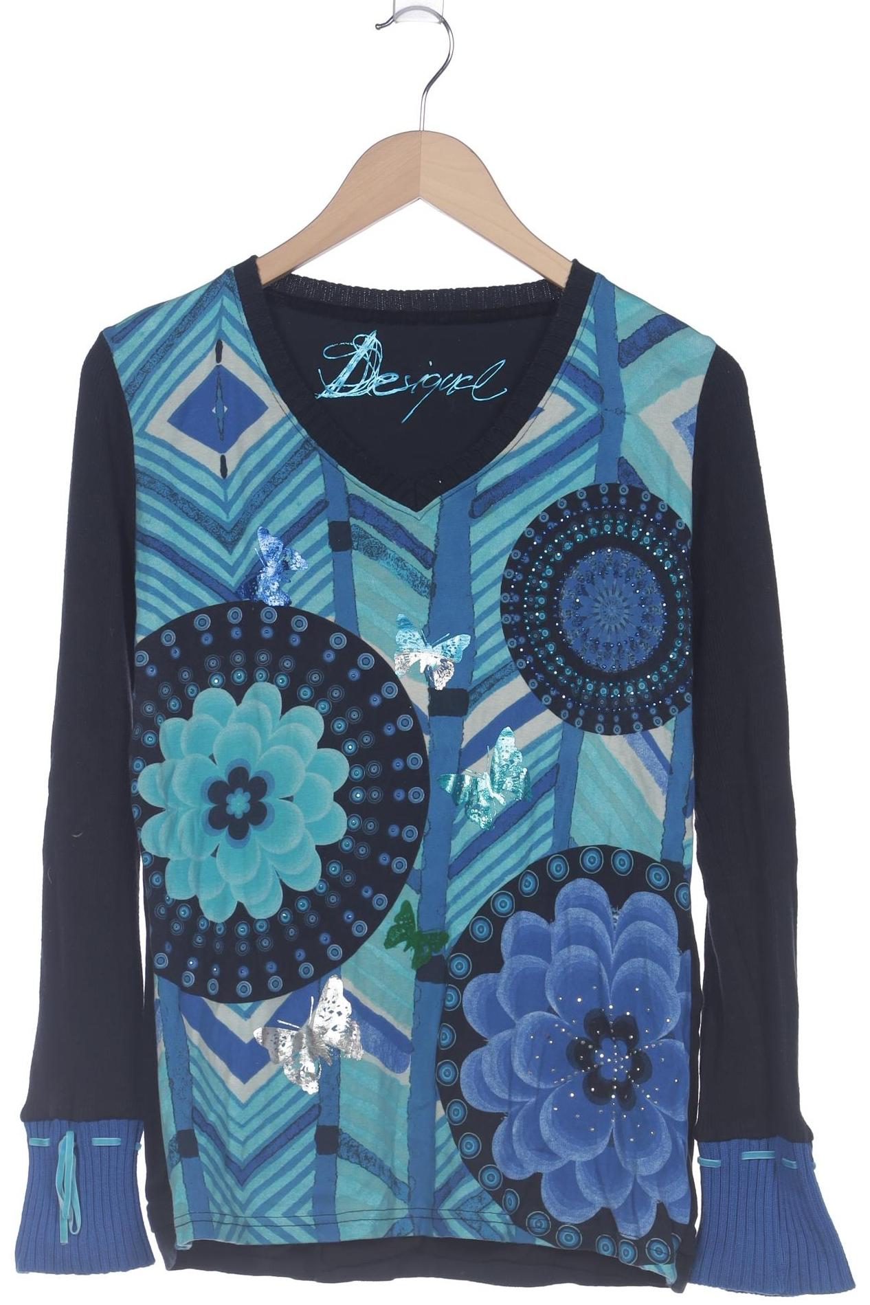 

Desigual Damen Pullover, blau, Gr. 44