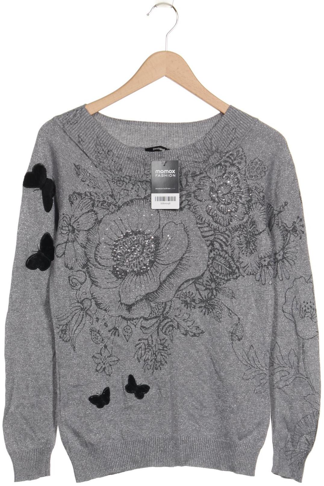 

Desigual Damen Pullover, grau, Gr. 42