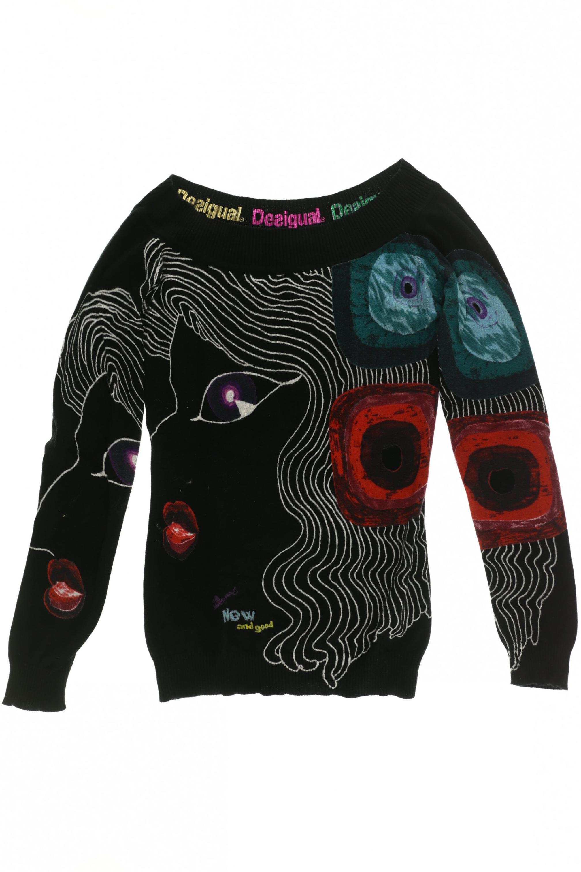 

Desigual Damen Pullover, schwarz, Gr.