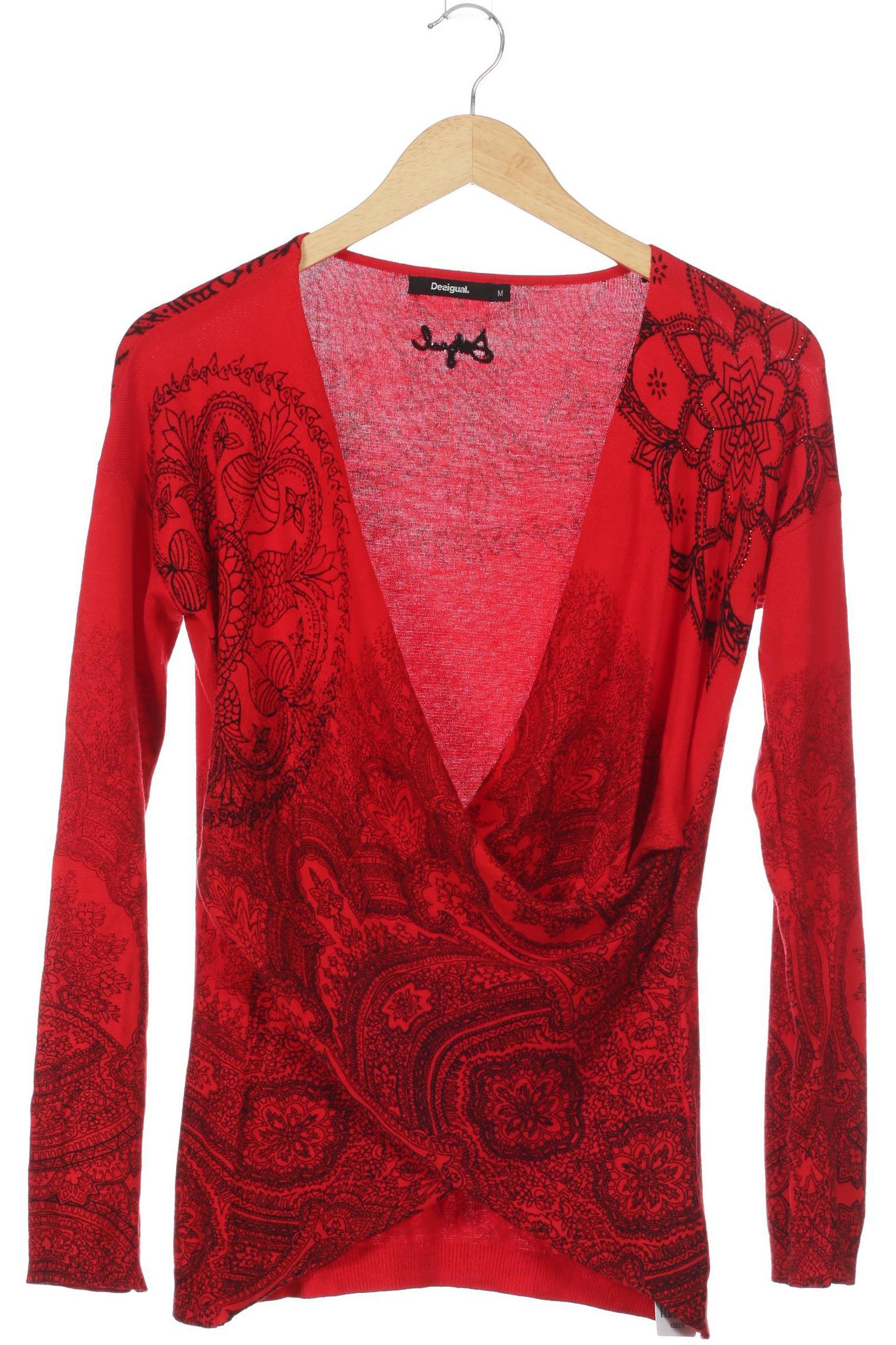 

Desigual Damen Pullover, rot, Gr.