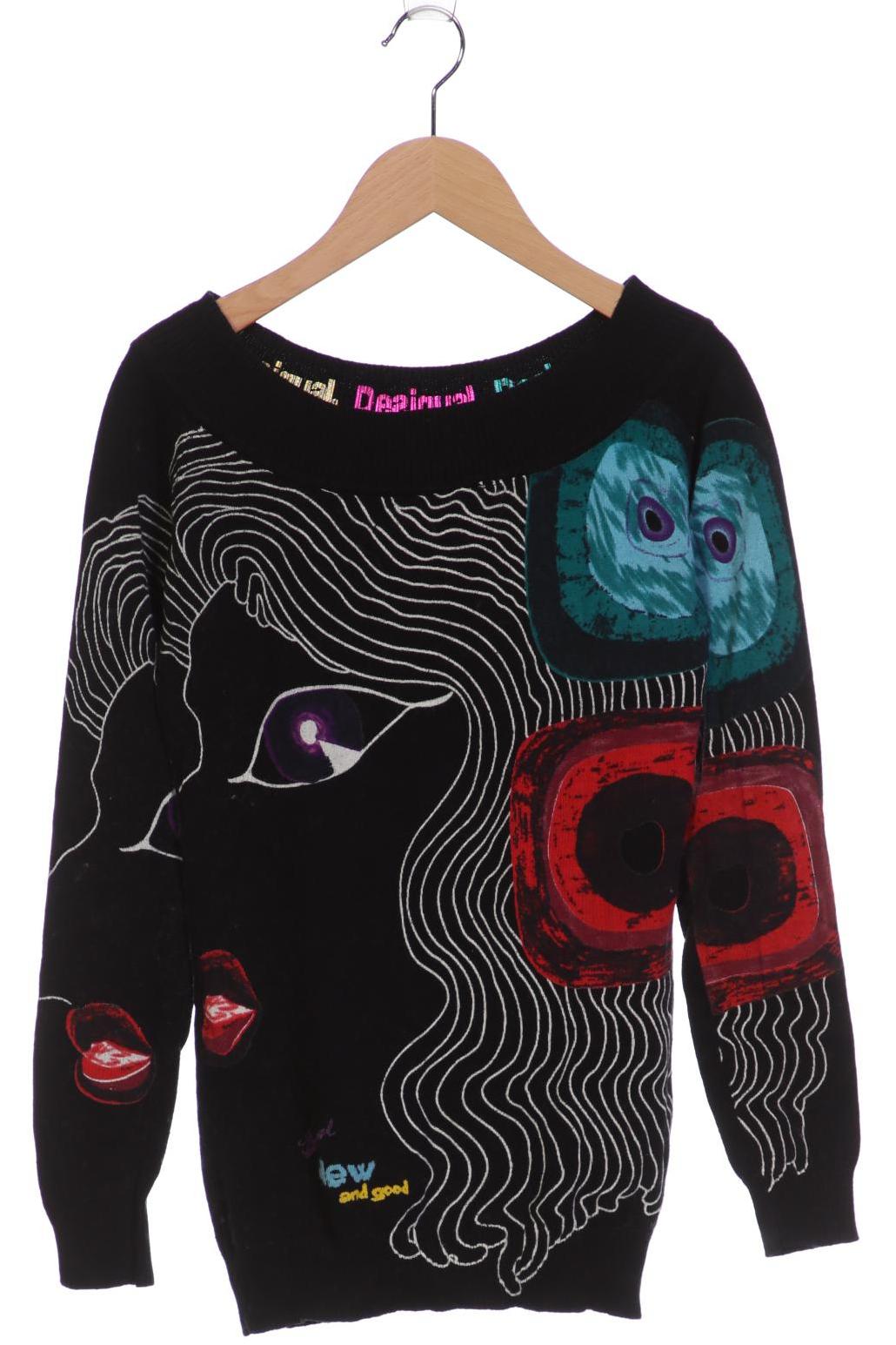 

Desigual Damen Pullover, schwarz, Gr. 36