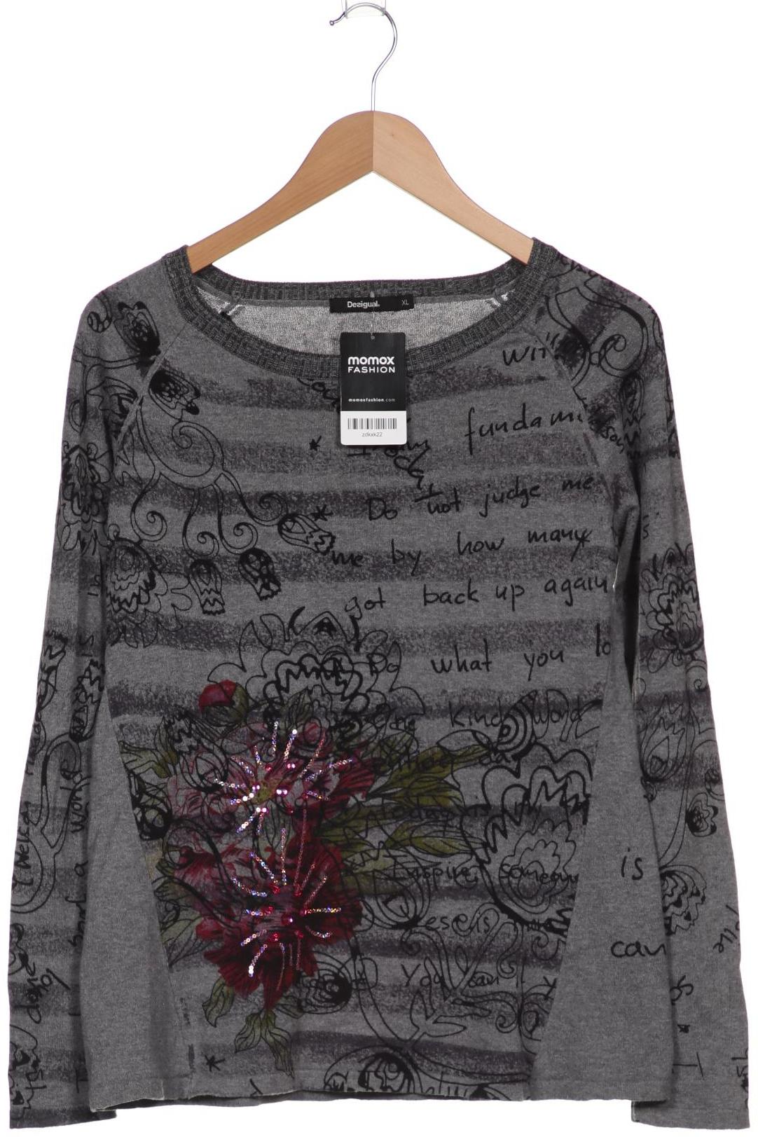 

Desigual Damen Pullover, grau, Gr. 44