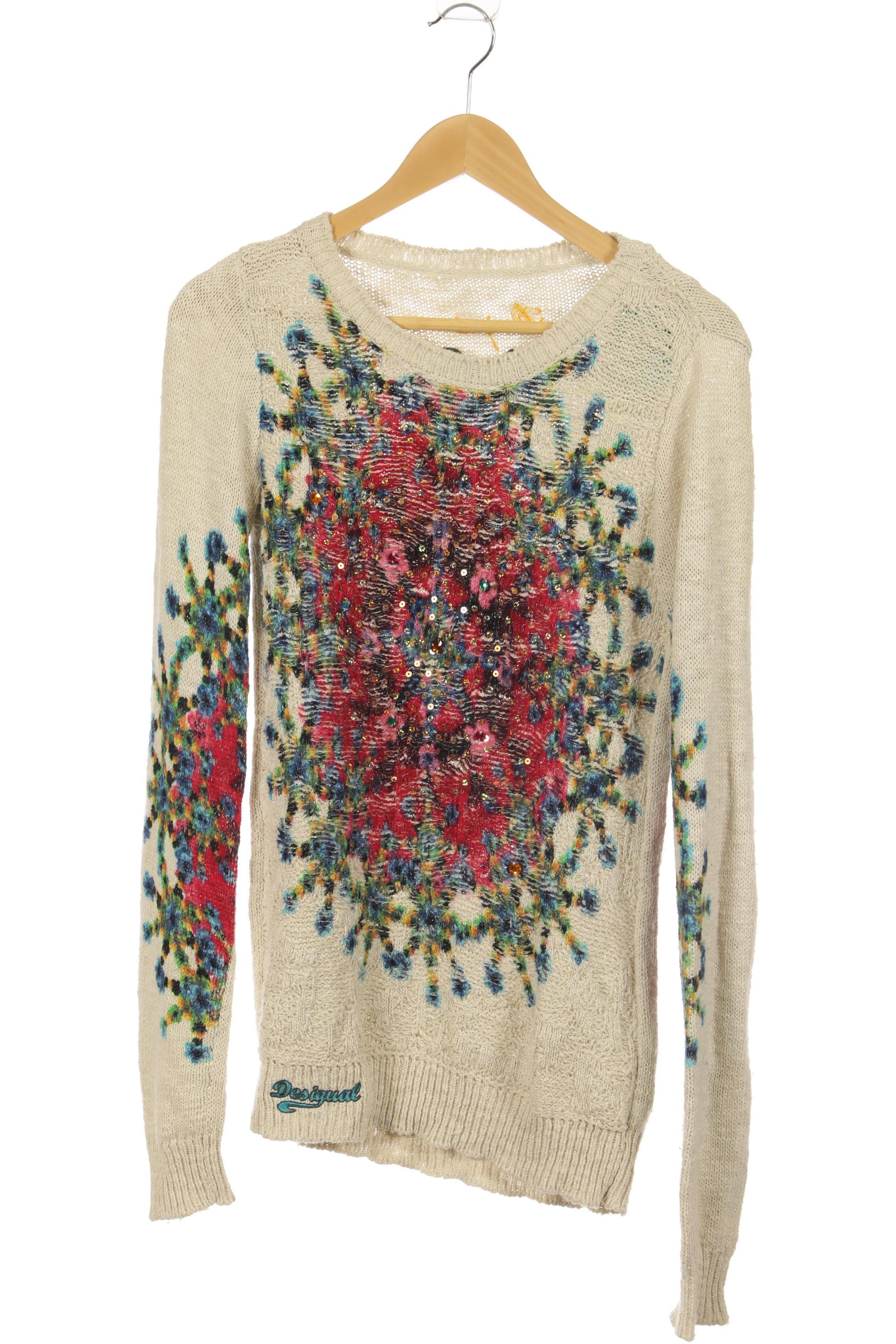 

Desigual Damen Pullover, beige, Gr.