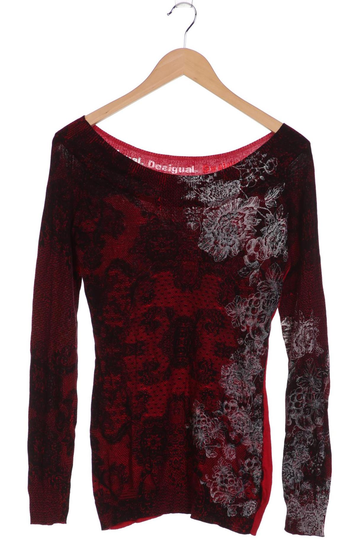 

Desigual Damen Pullover, bordeaux, Gr. 42