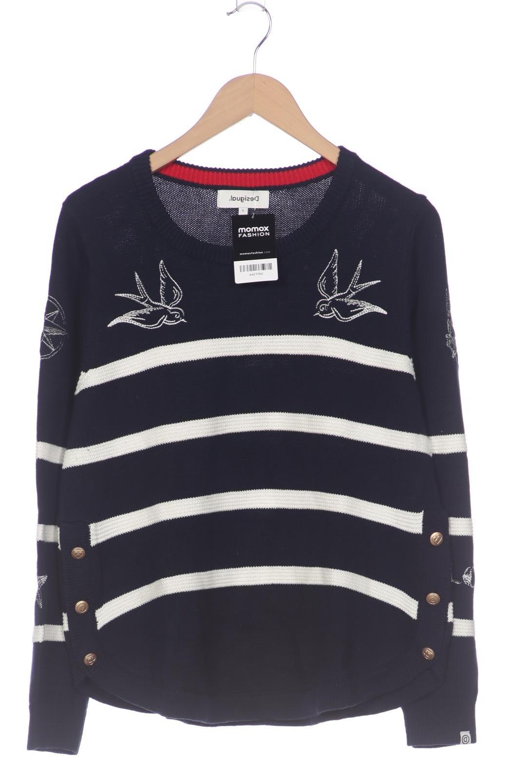 

Desigual Damen Pullover, marineblau, Gr. 42
