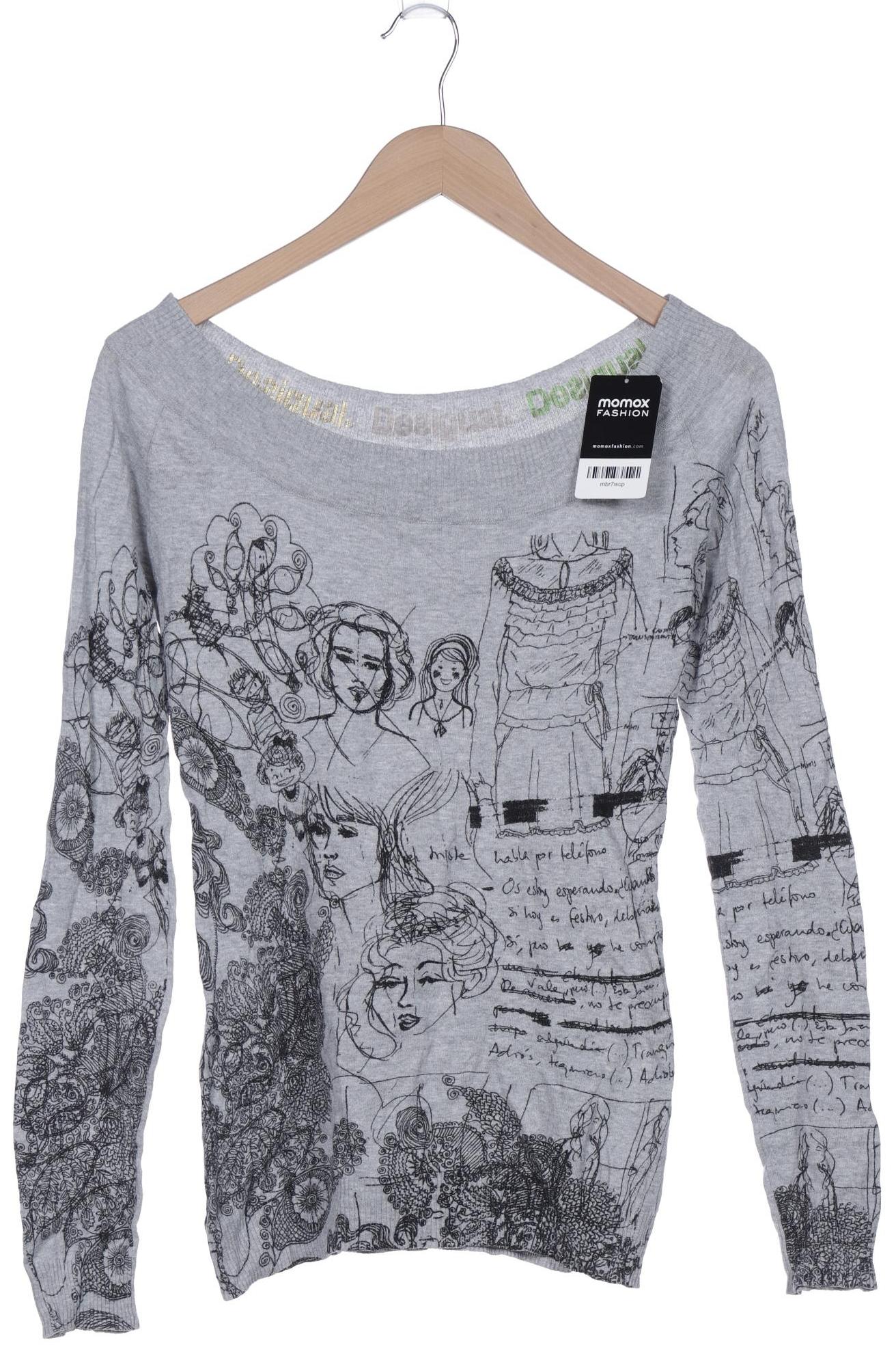 

Desigual Damen Pullover, grau, Gr. 38