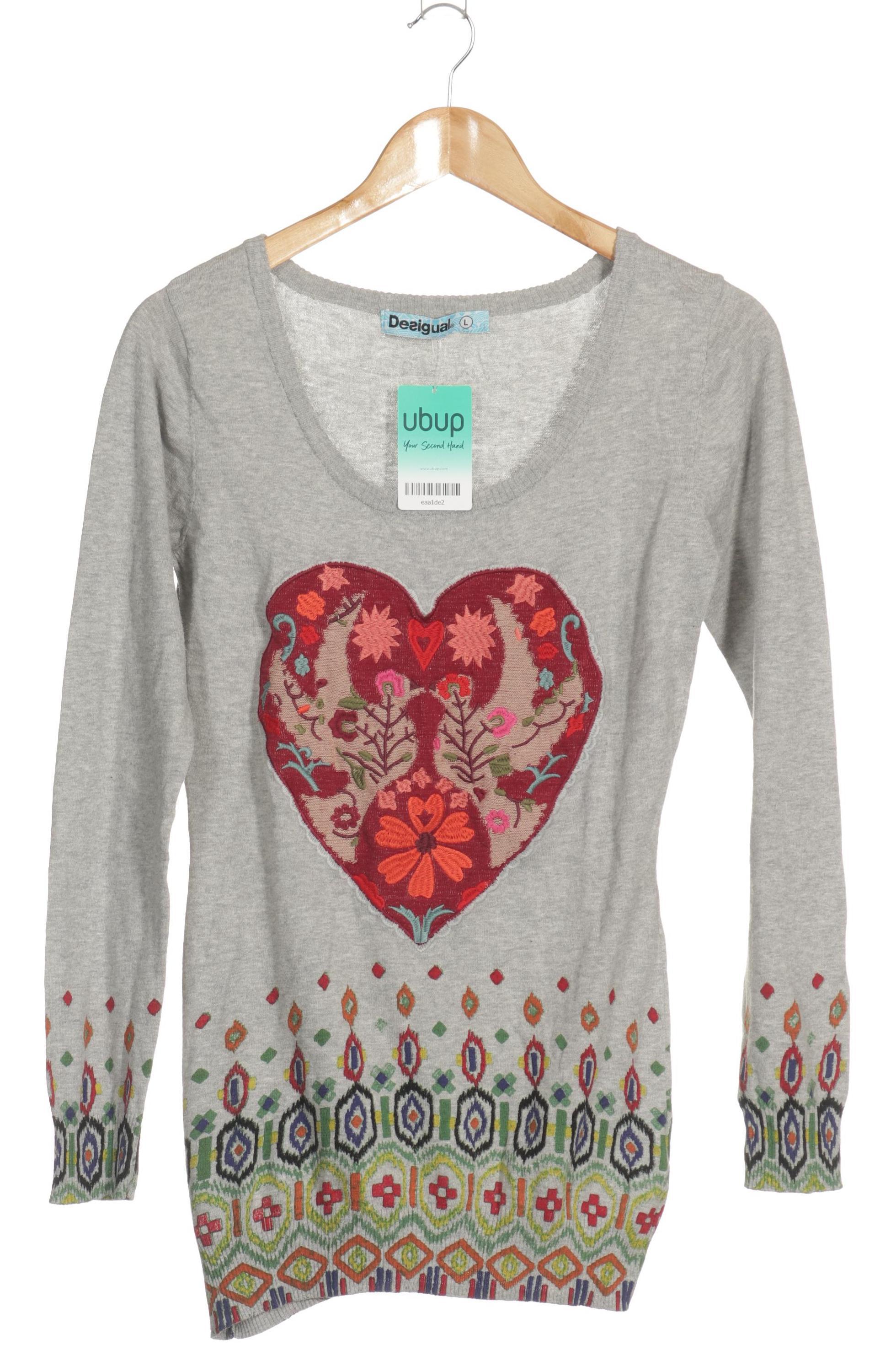 

Desigual Damen Pullover, grau, Gr.