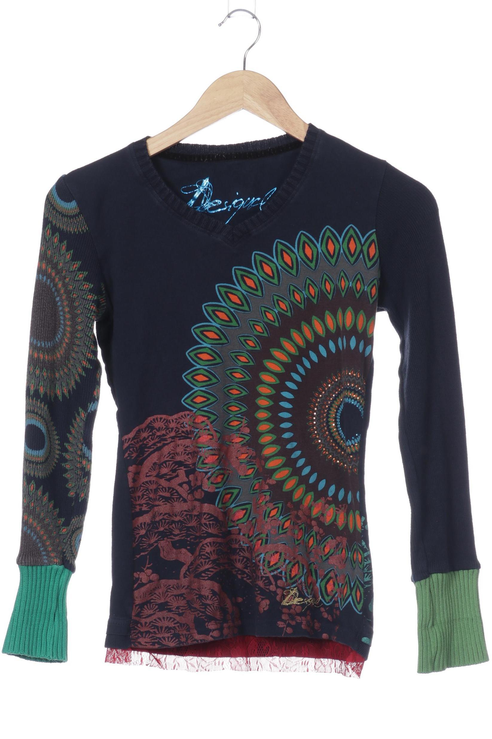 

Desigual Damen Pullover, blau, Gr.