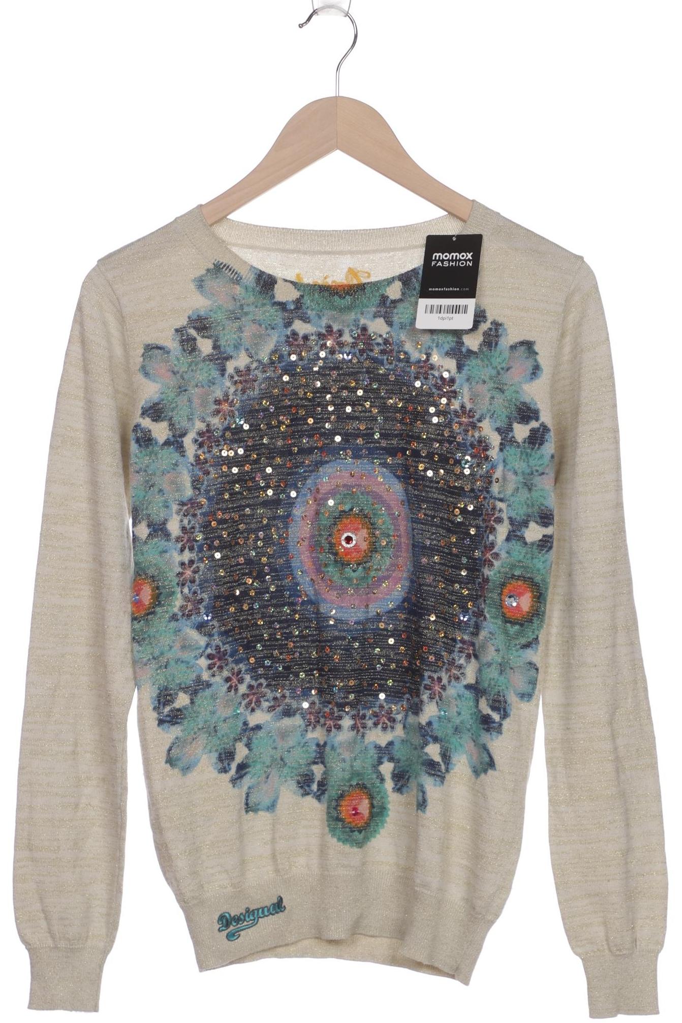 

Desigual Damen Pullover, beige, Gr. 42