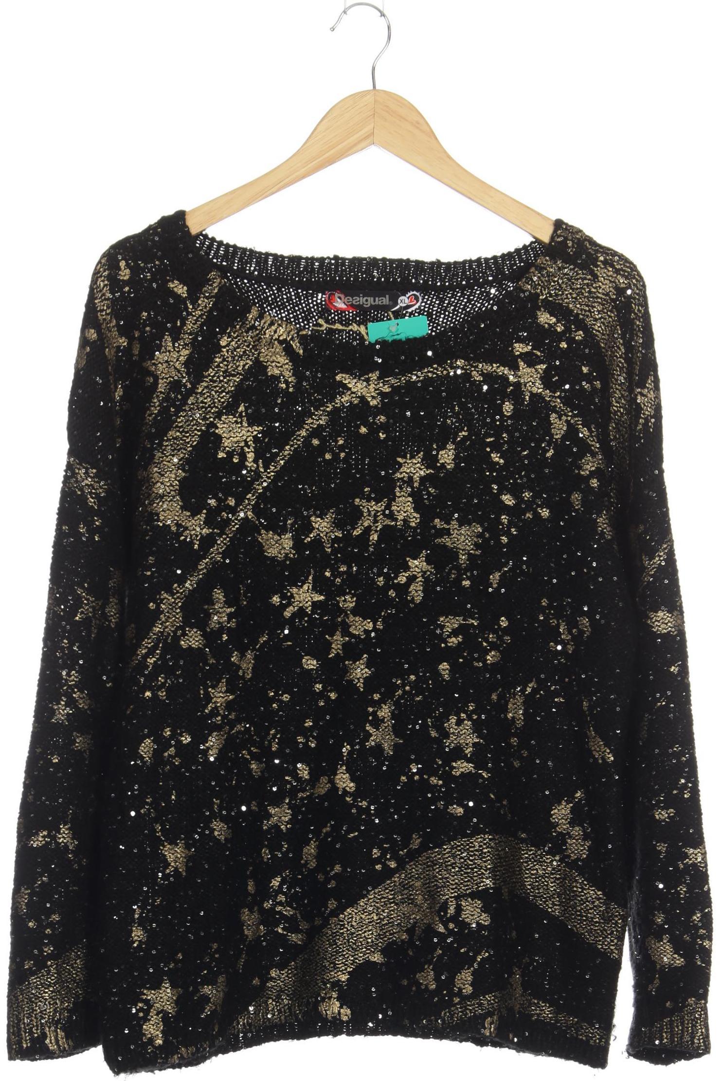 

Desigual Damen Pullover, schwarz, Gr. 44