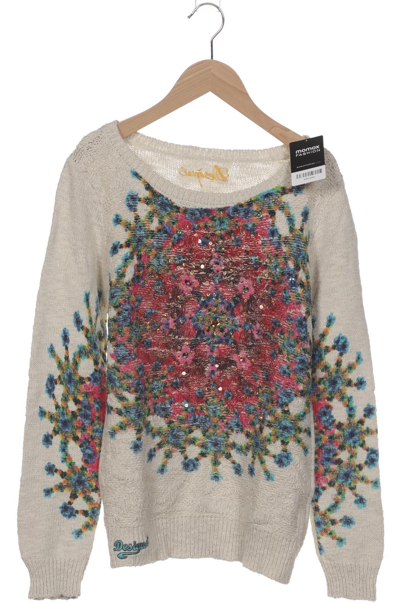 

Desigual Damen Pullover, beige, Gr. 38