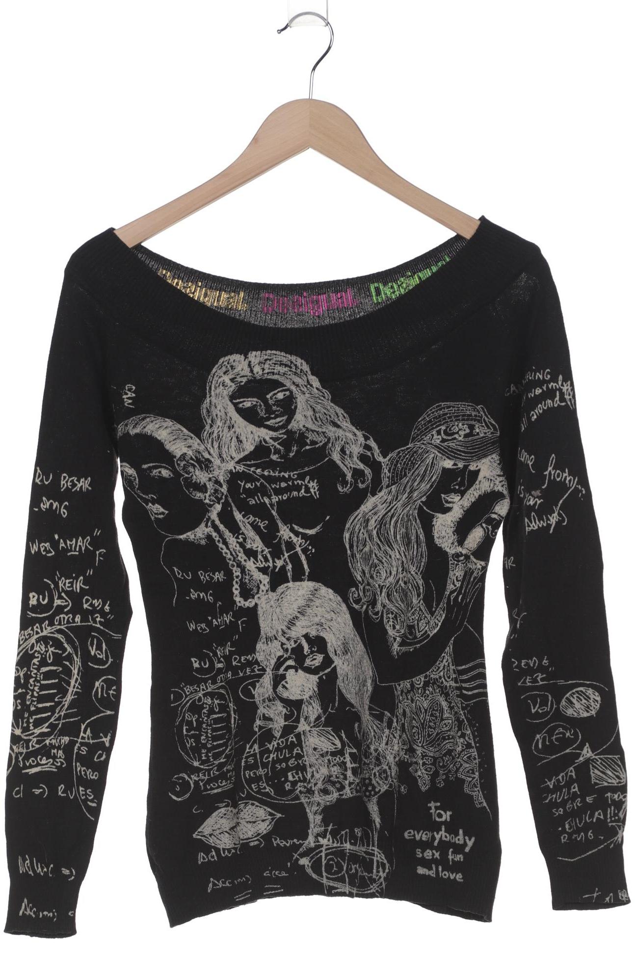

Desigual Damen Pullover, schwarz, Gr. 38