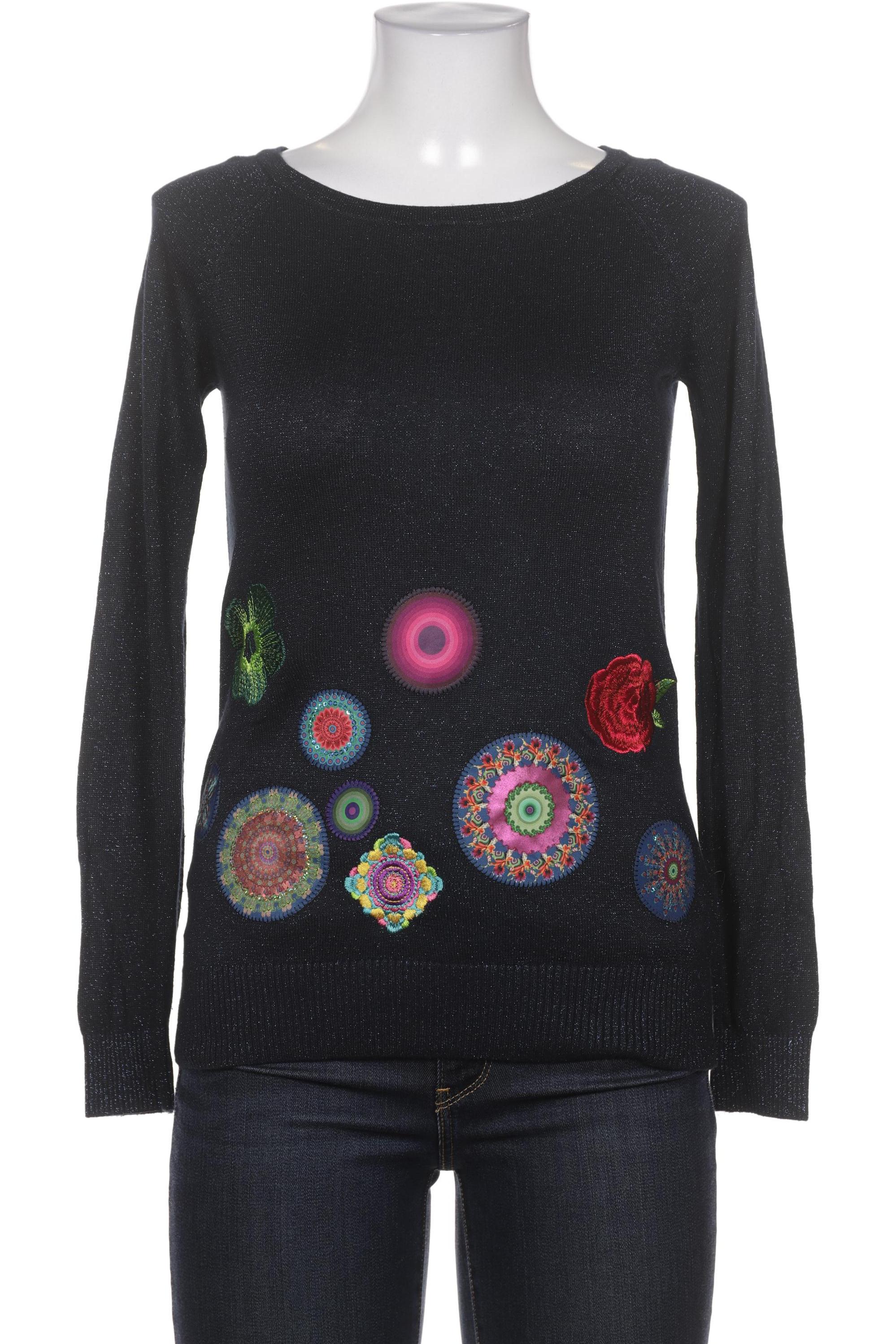 

Desigual Damen Pullover, marineblau, Gr. 36
