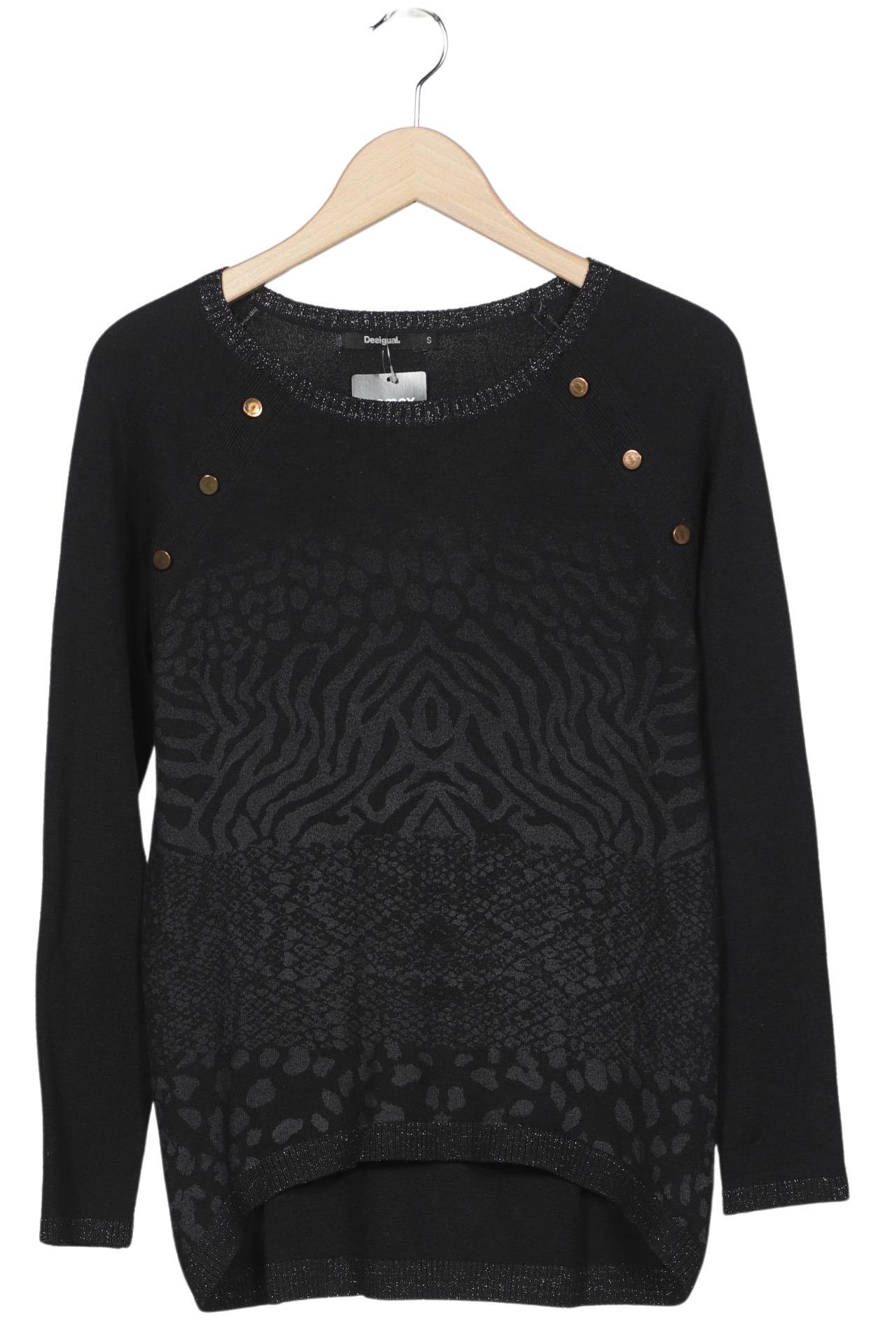 

Desigual Damen Pullover, schwarz, Gr. 36