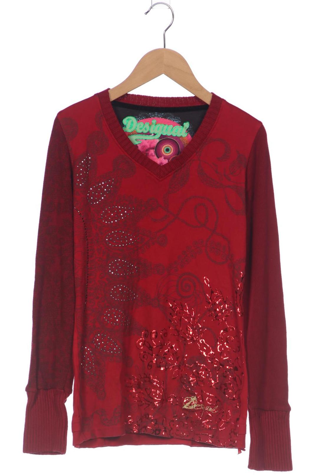

Desigual Damen Pullover, bordeaux, Gr. 36