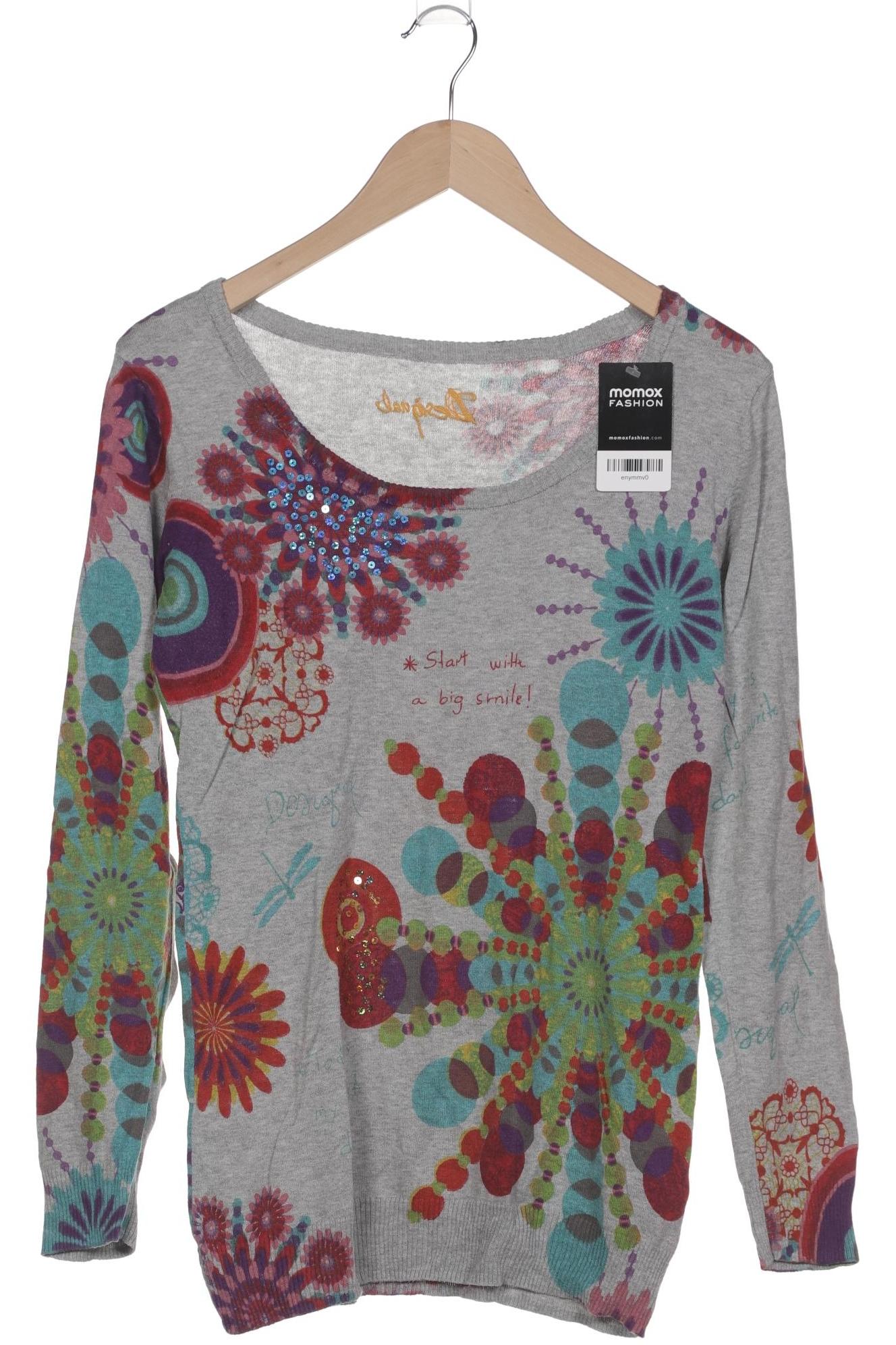 

Desigual Damen Pullover, grau, Gr. 44