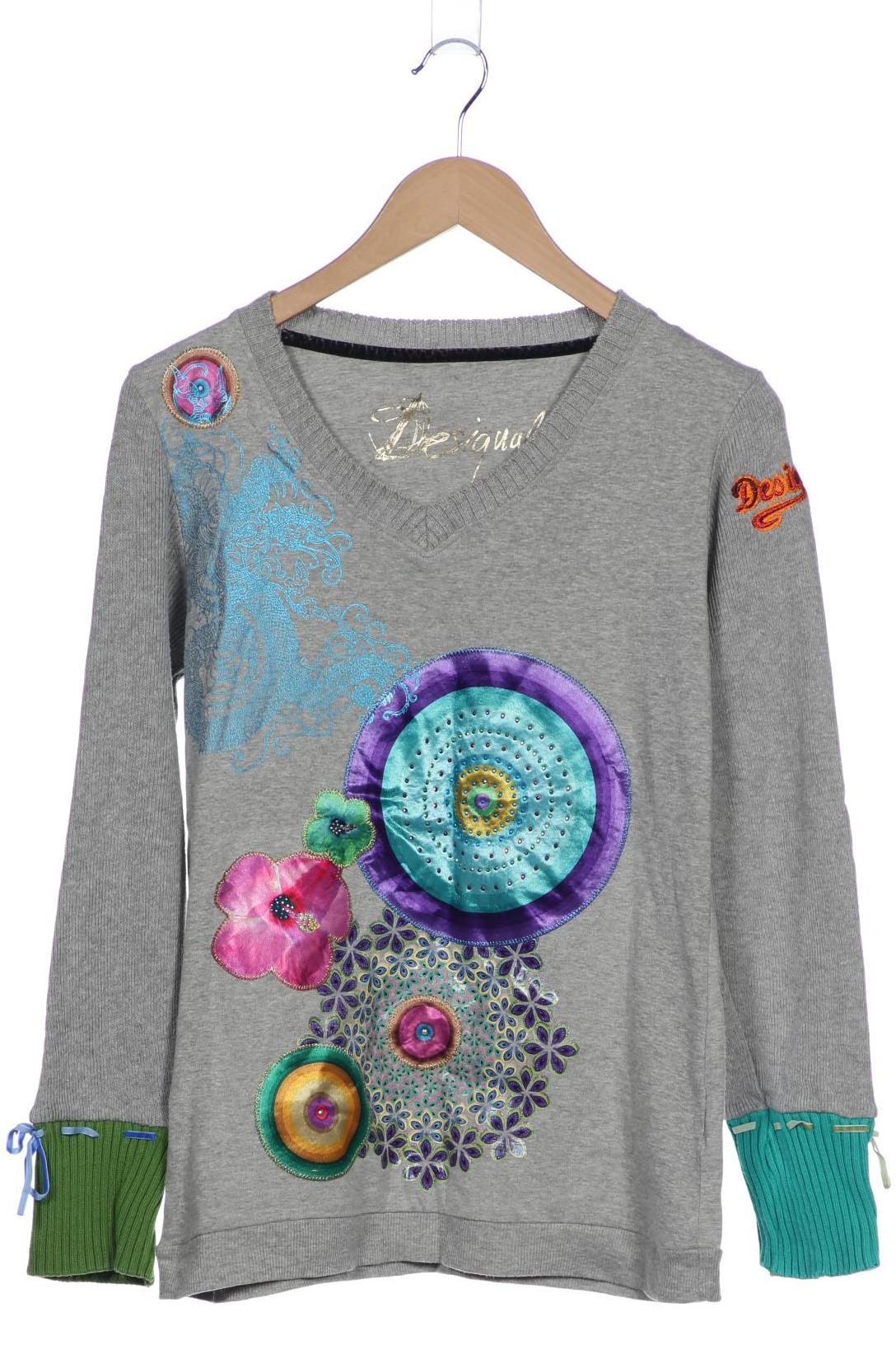 

Desigual Damen Pullover, grau, Gr. 42