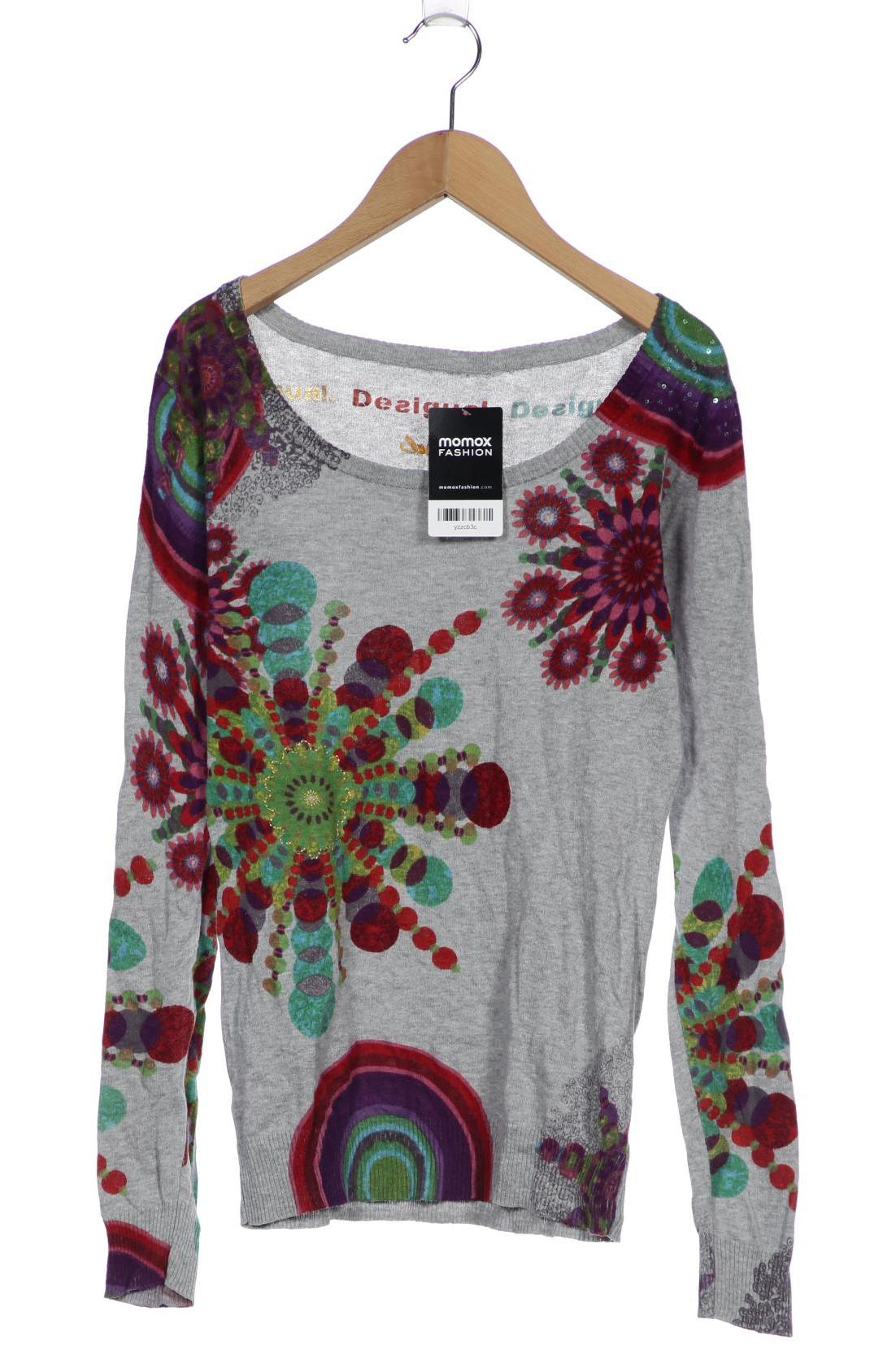 

Desigual Damen Pullover, grau, Gr. 38